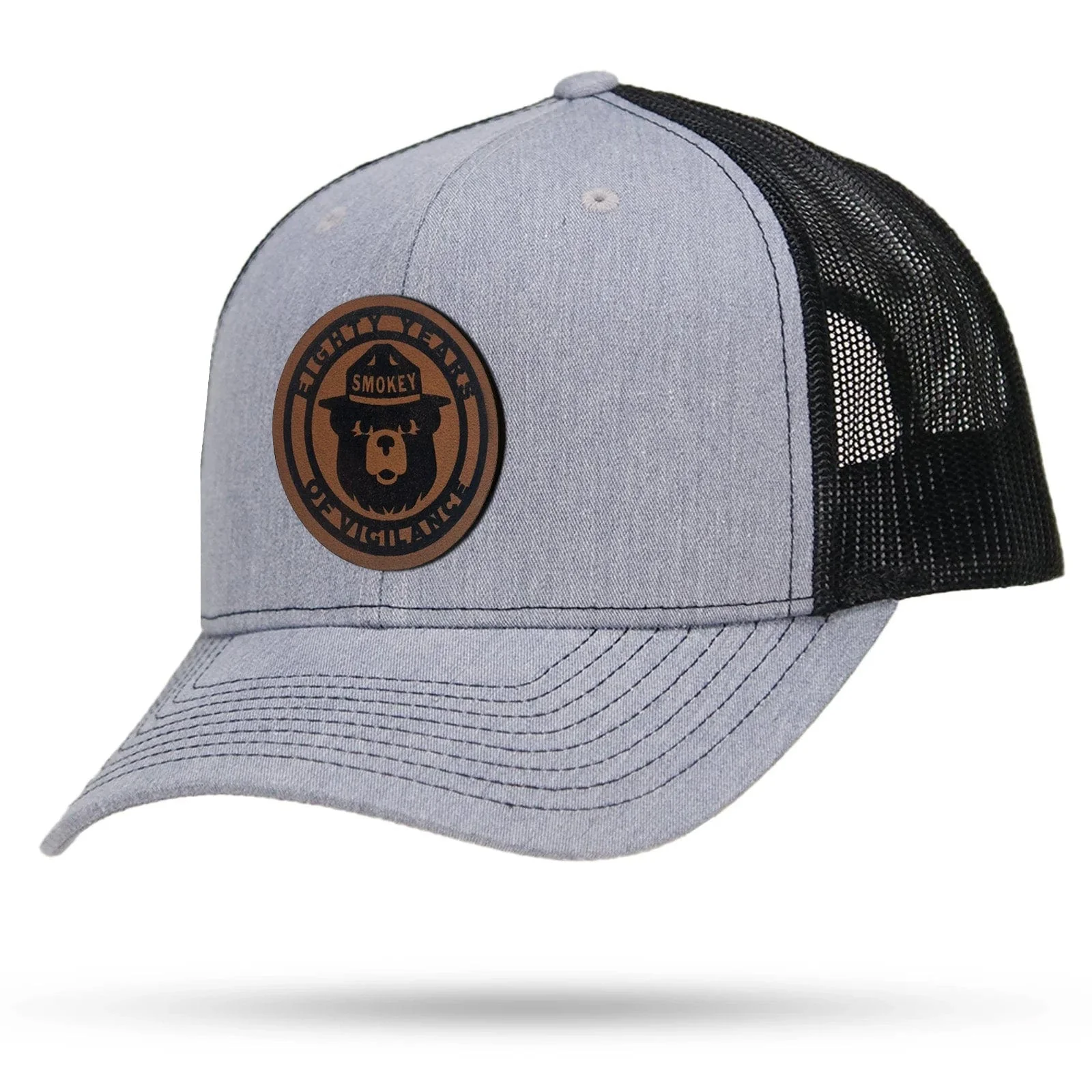 Smokey Bear 75 Years of Vigilance Trucker Snapback Hat - Image 5