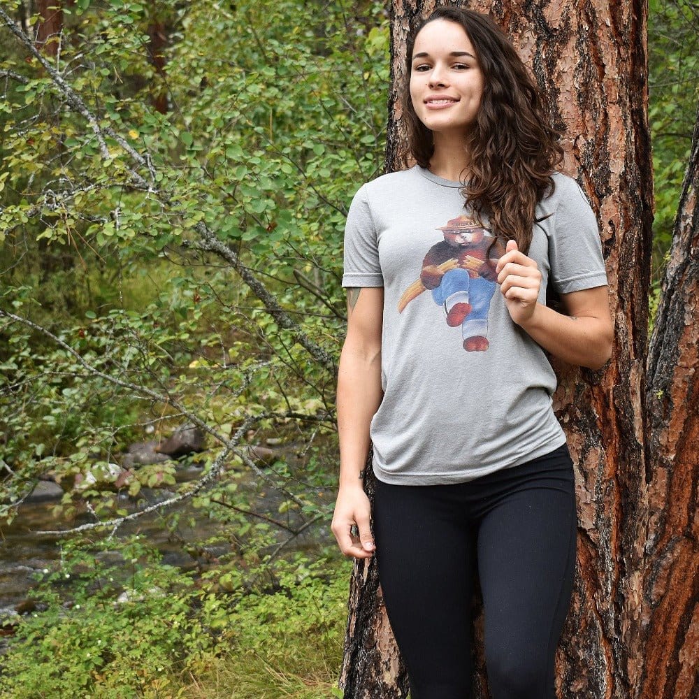 Smokey Bear Matchstick Crewneck Tee (Unisex) - Image 2