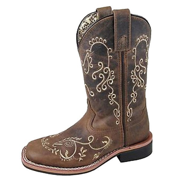 Smoky Mountain Girls Marilyn Brown Waxed Distressed Western Boots 3845C - Image 2