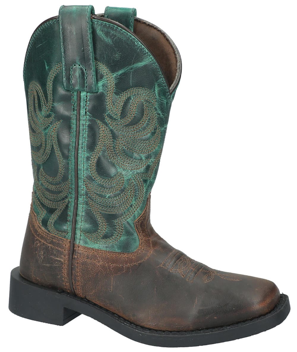 Smoky Mountain Children's Tucson Square Toe Pull On Western Boots 3224C