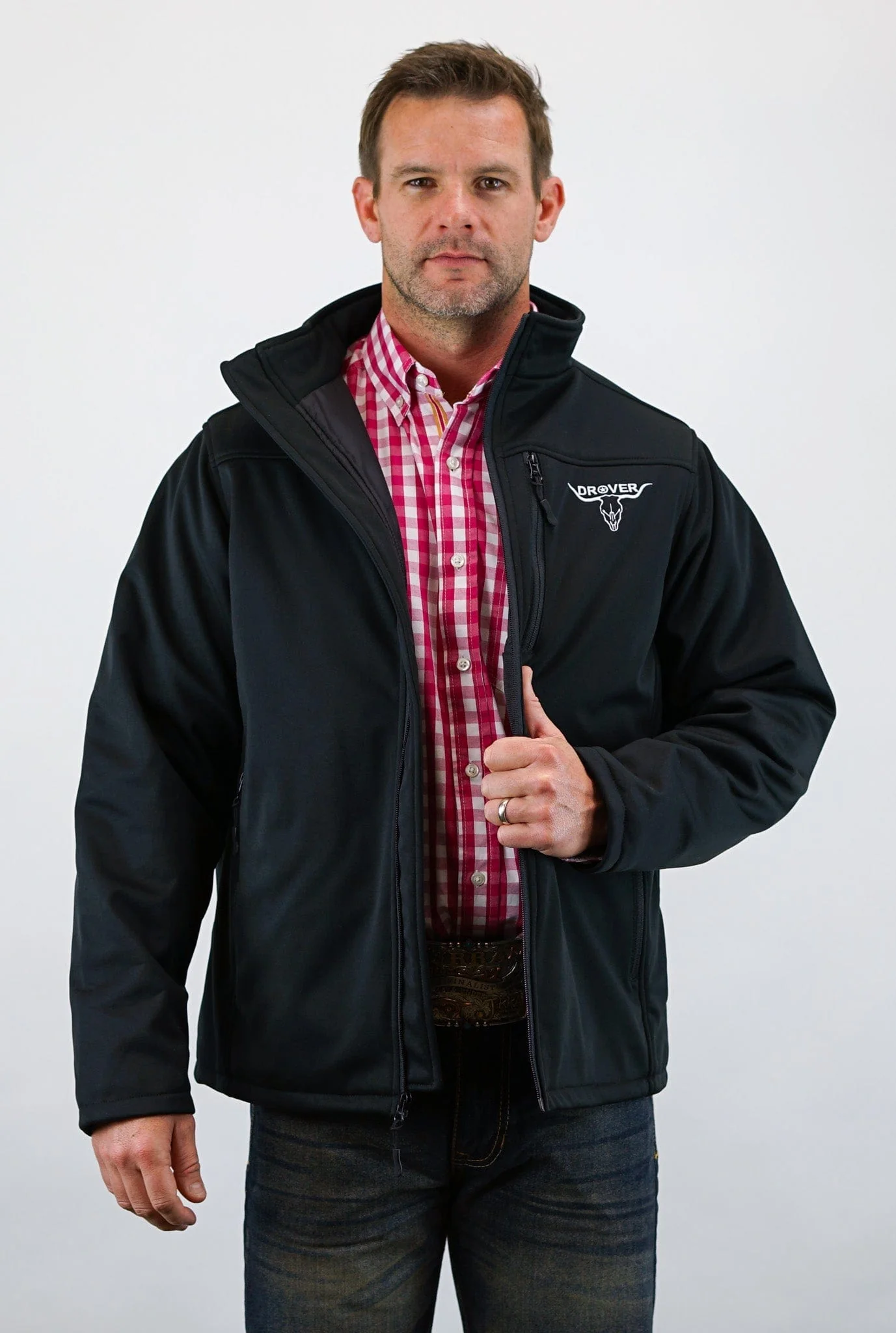 Softshell Jacket, With Concealed Carry Holster - Black - Image 3