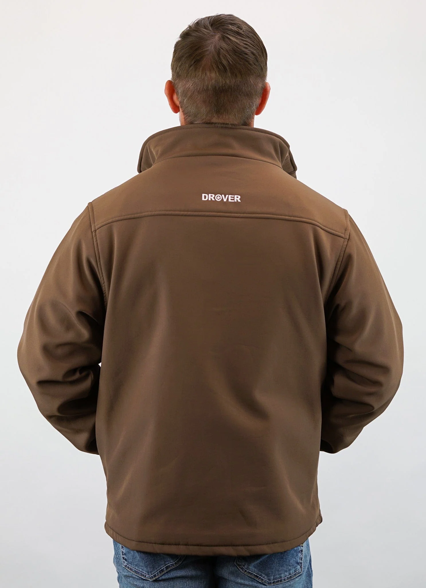 Softshell Jacket, With Concealed Carry Holster - Brown - Image 5