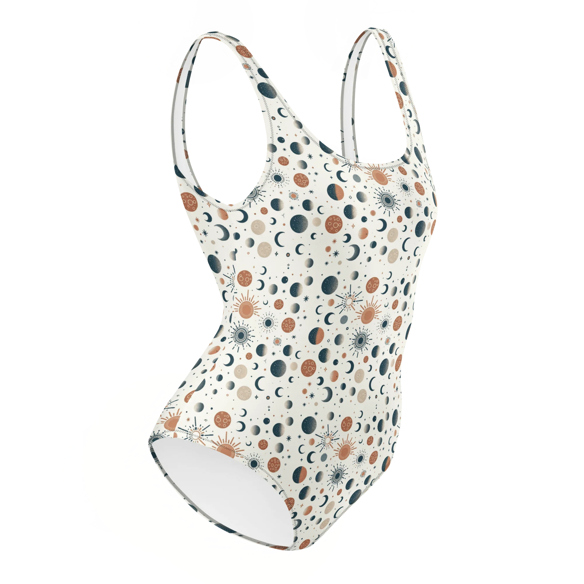 Solar Flare: Sunburst Radiance One-Piece Swimsuit - Image 2