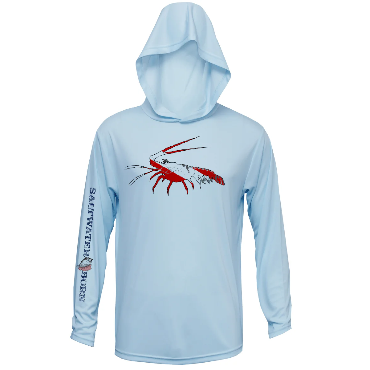 Spiny Lobster Long Sleeve UPF 50+ Dry-Fit Hoodie - Image 3