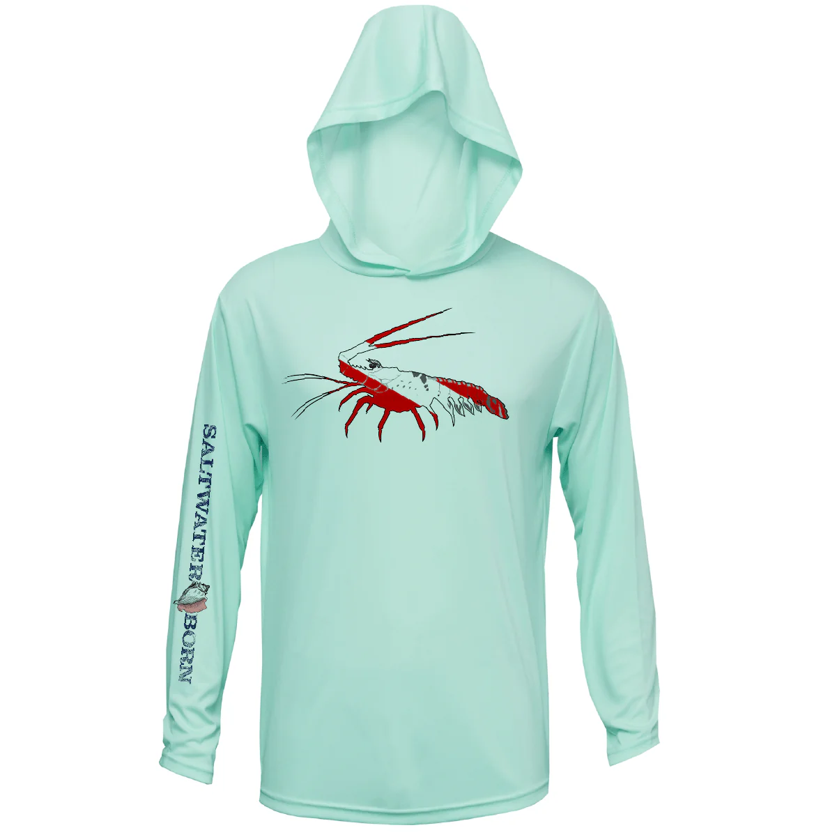 Spiny Lobster Long Sleeve UPF 50+ Dry-Fit Hoodie - Image 5