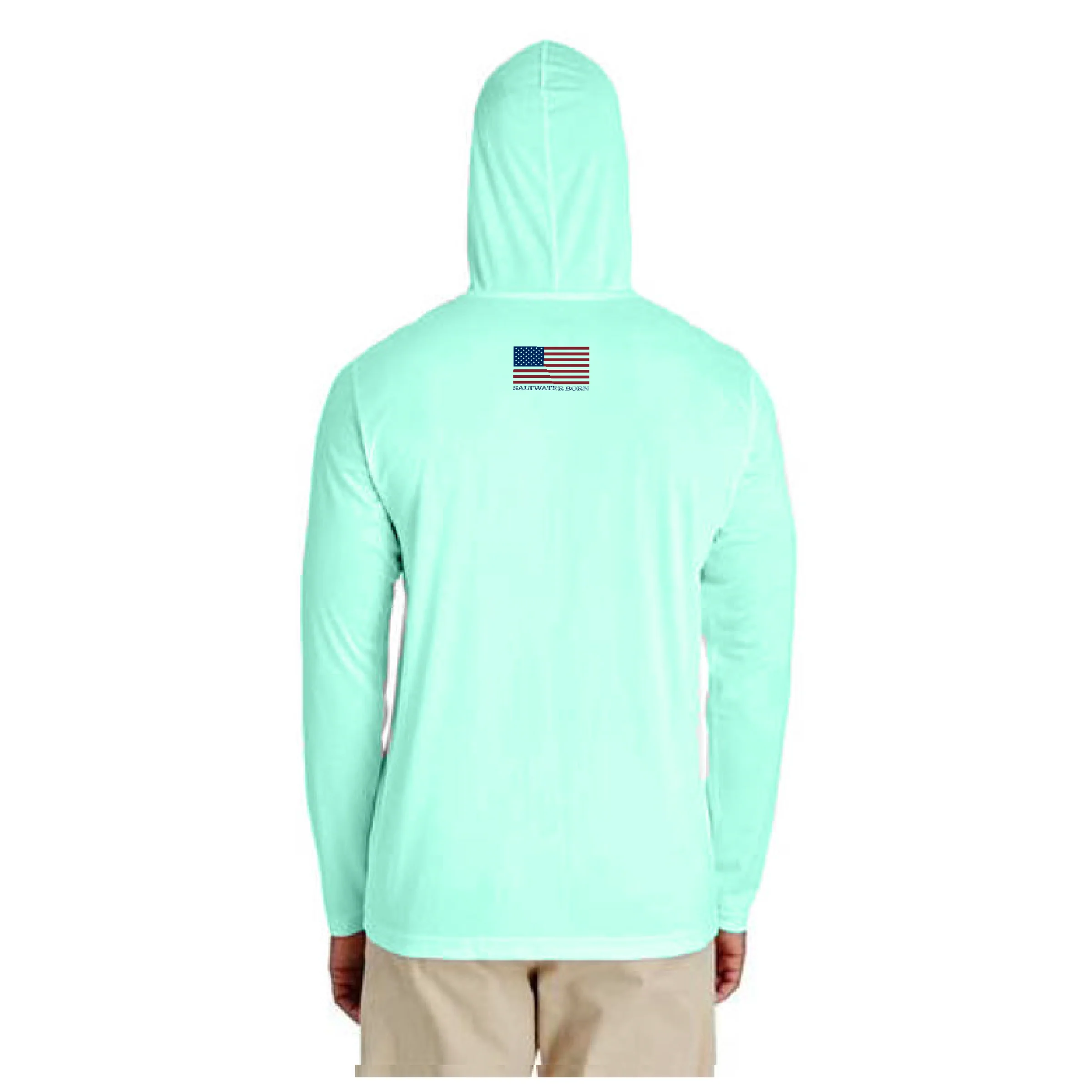 Spiny Lobster Long Sleeve UPF 50+ Dry-Fit Hoodie - Image 6