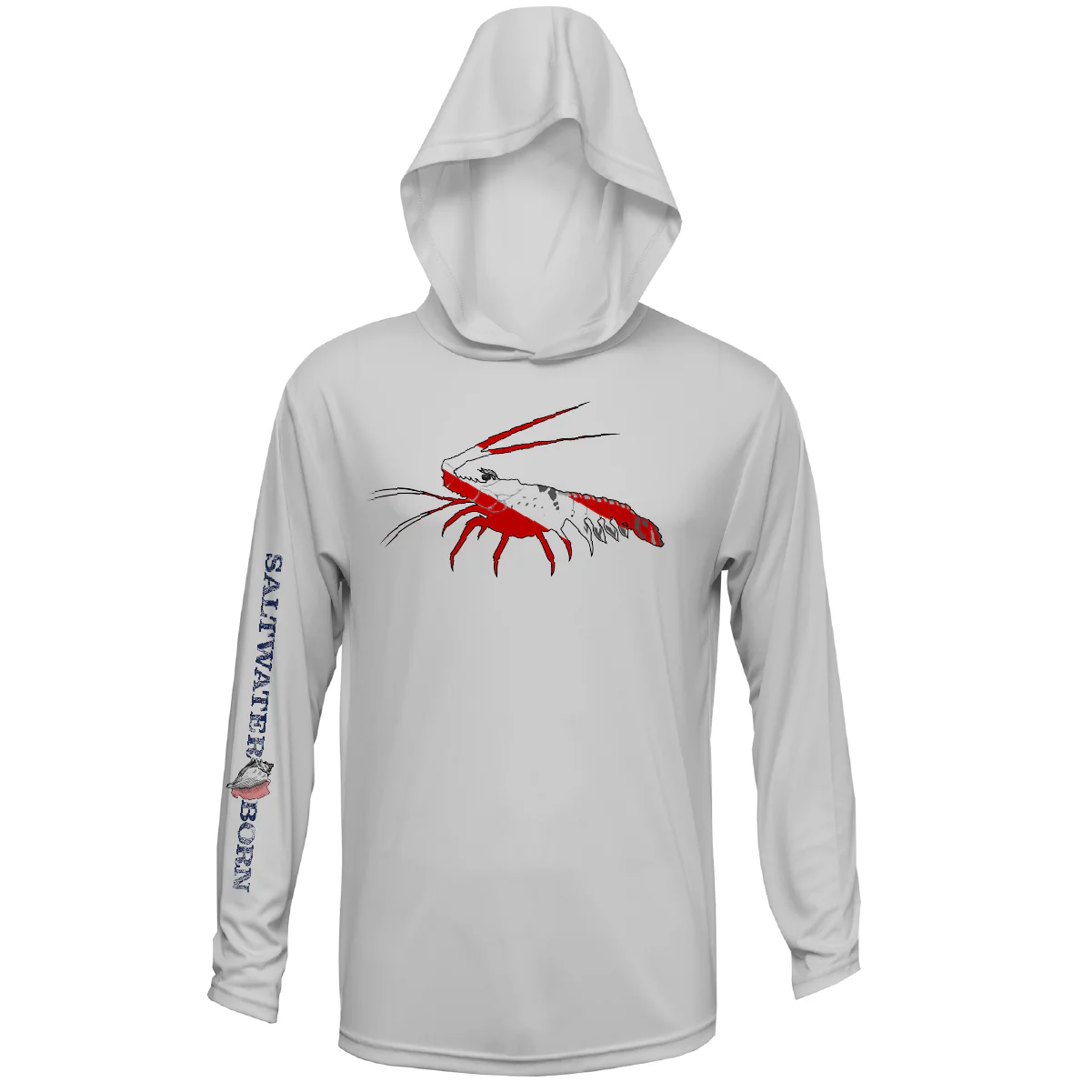 Spiny Lobster Long Sleeve UPF 50+ Dry-Fit Hoodie - Image 7