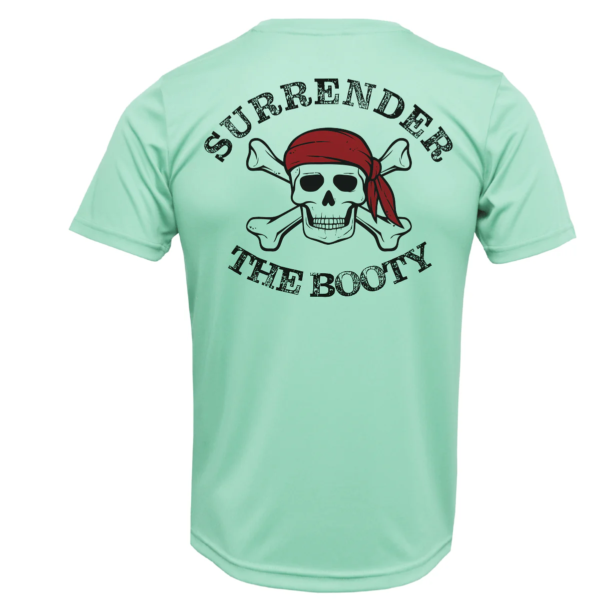 St. Pete Beach, FL "Surrender The Booty" Men's Short Sleeve UPF 50+ Dry-Fit Shirt - Image 5