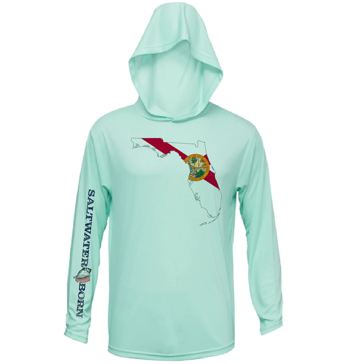 State of Florida Long Sleeve UPF 50+ Dry-Fit Hoodie - Image 30