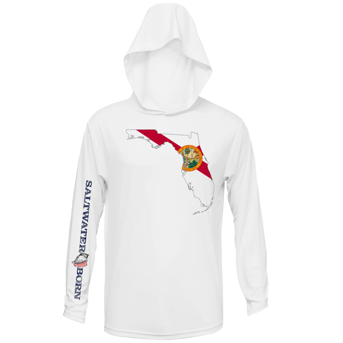 State of Florida Long Sleeve UPF 50+ Dry-Fit Hoodie - Image 34