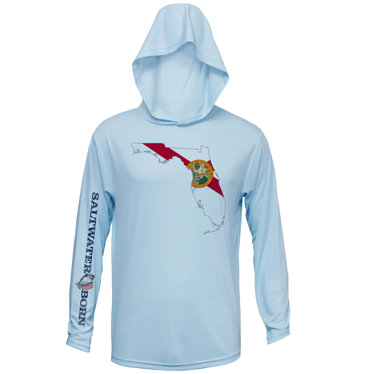 State of Florida Long Sleeve UPF 50+ Dry-Fit Hoodie - Image 42