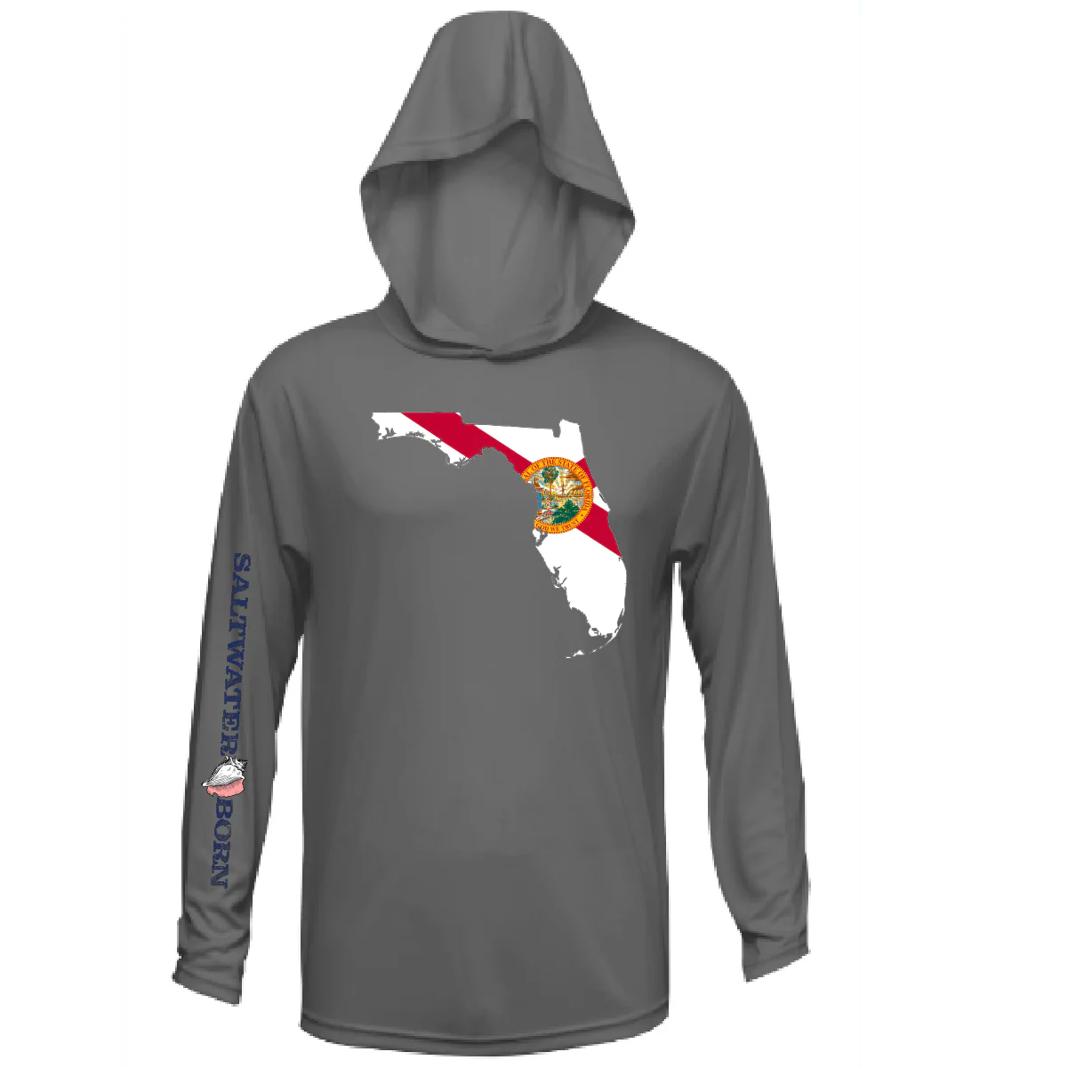 State of Florida Long Sleeve UPF 50+ Dry-Fit Hoodie - Image 48