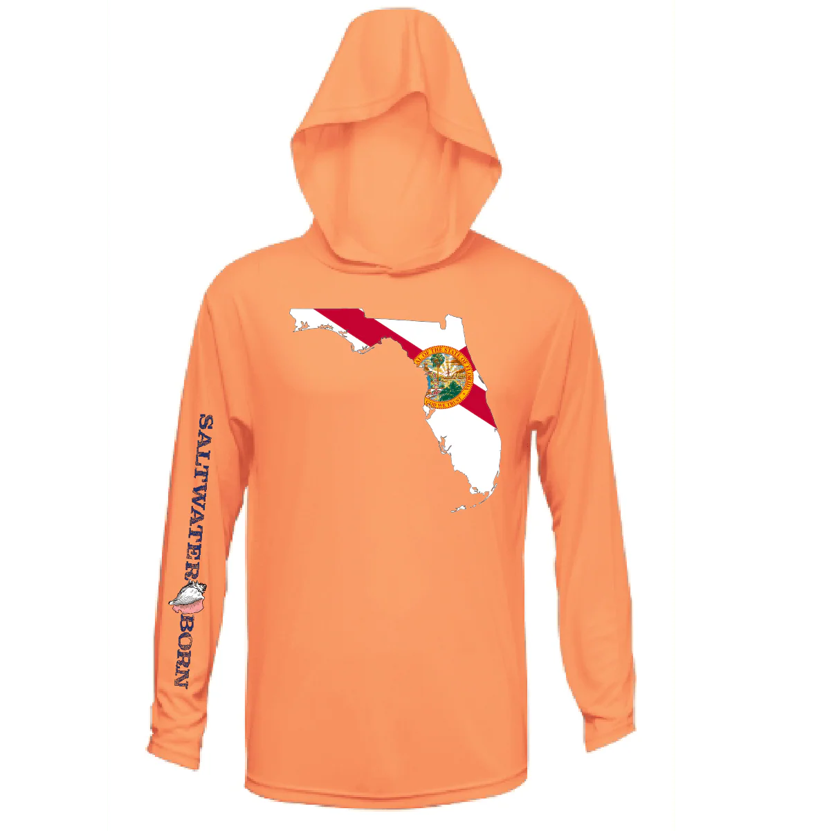 State of Florida Long Sleeve UPF 50+ Dry-Fit Hoodie - Image 60