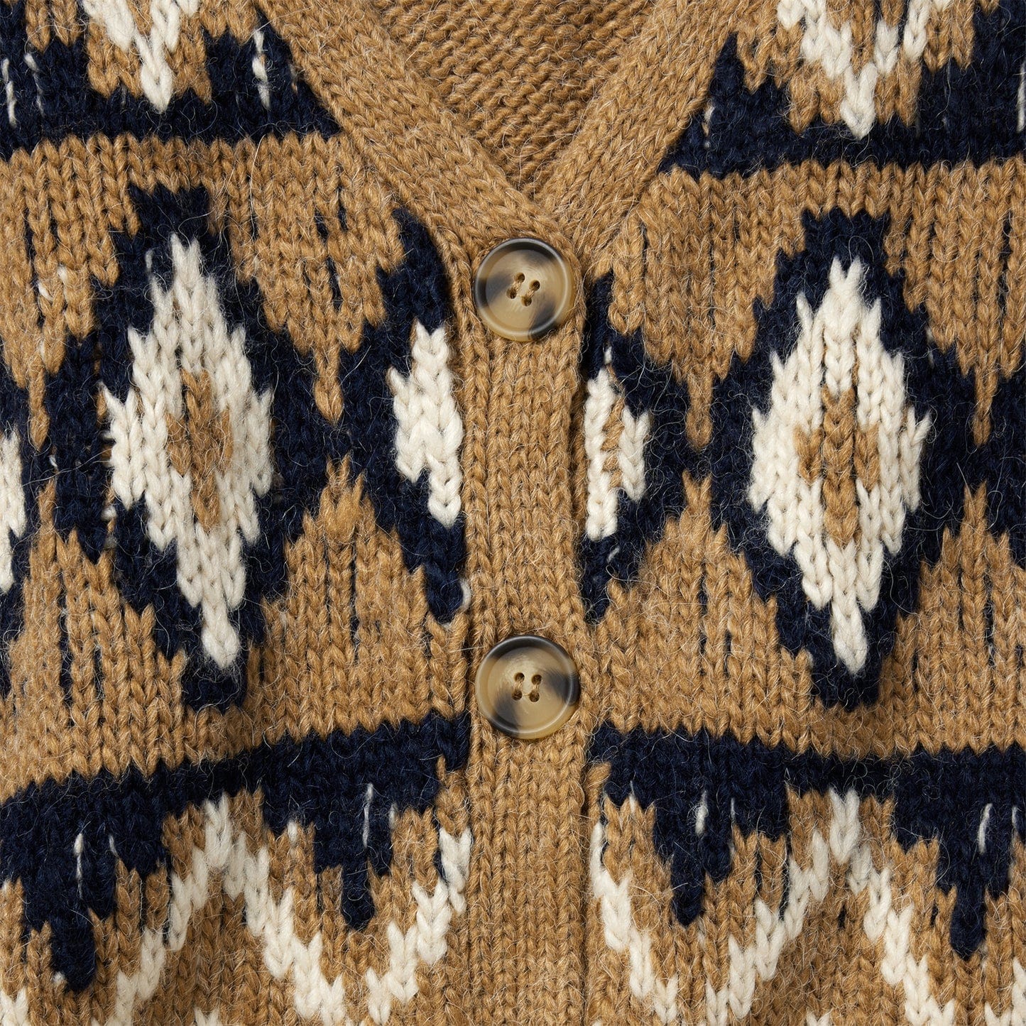 Stetson Women's Gold Aztec Long Sleeve Cardigan 11-027-0539-7040 YE - Image 3