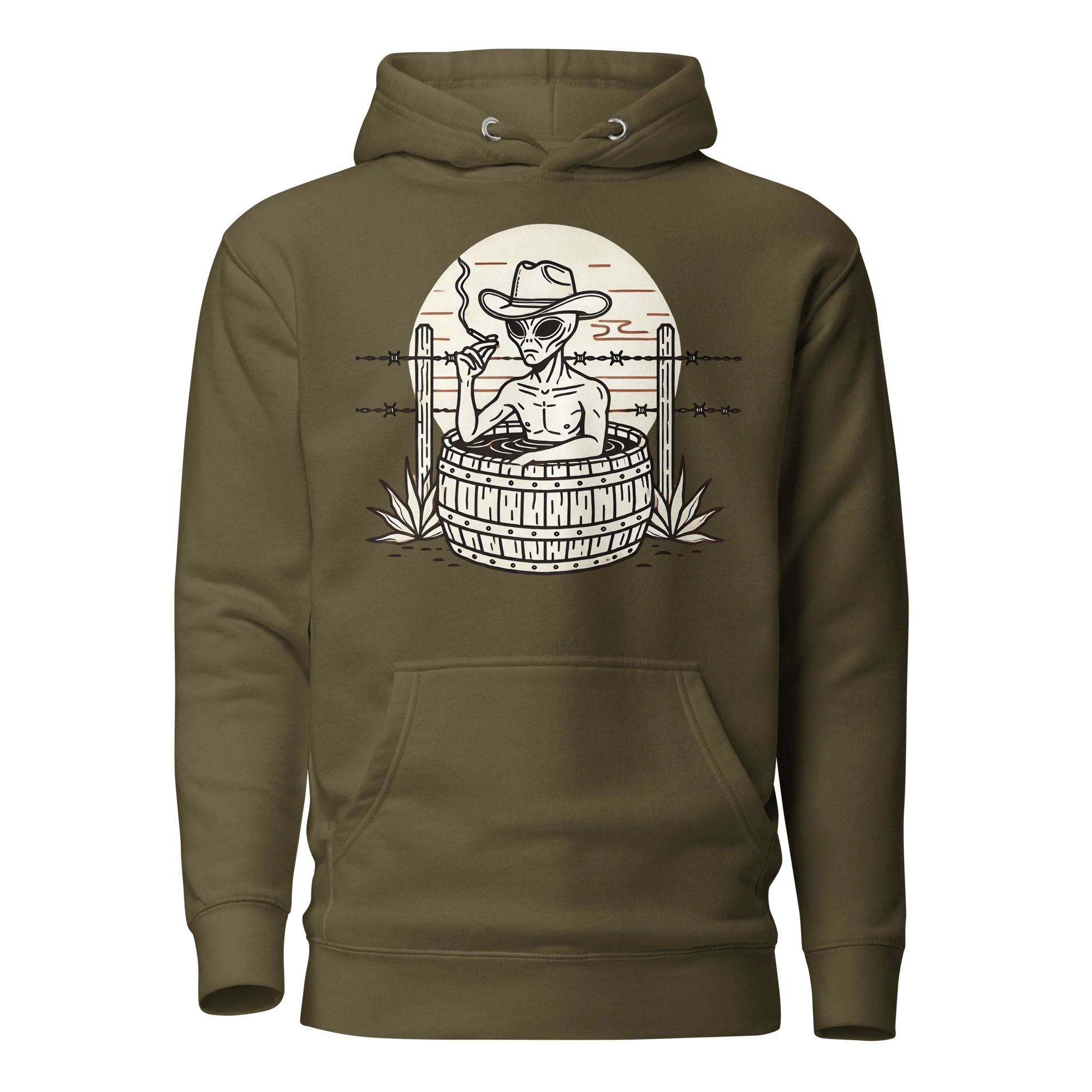 Stock Tank Smoke Ash Graphic Hoodie