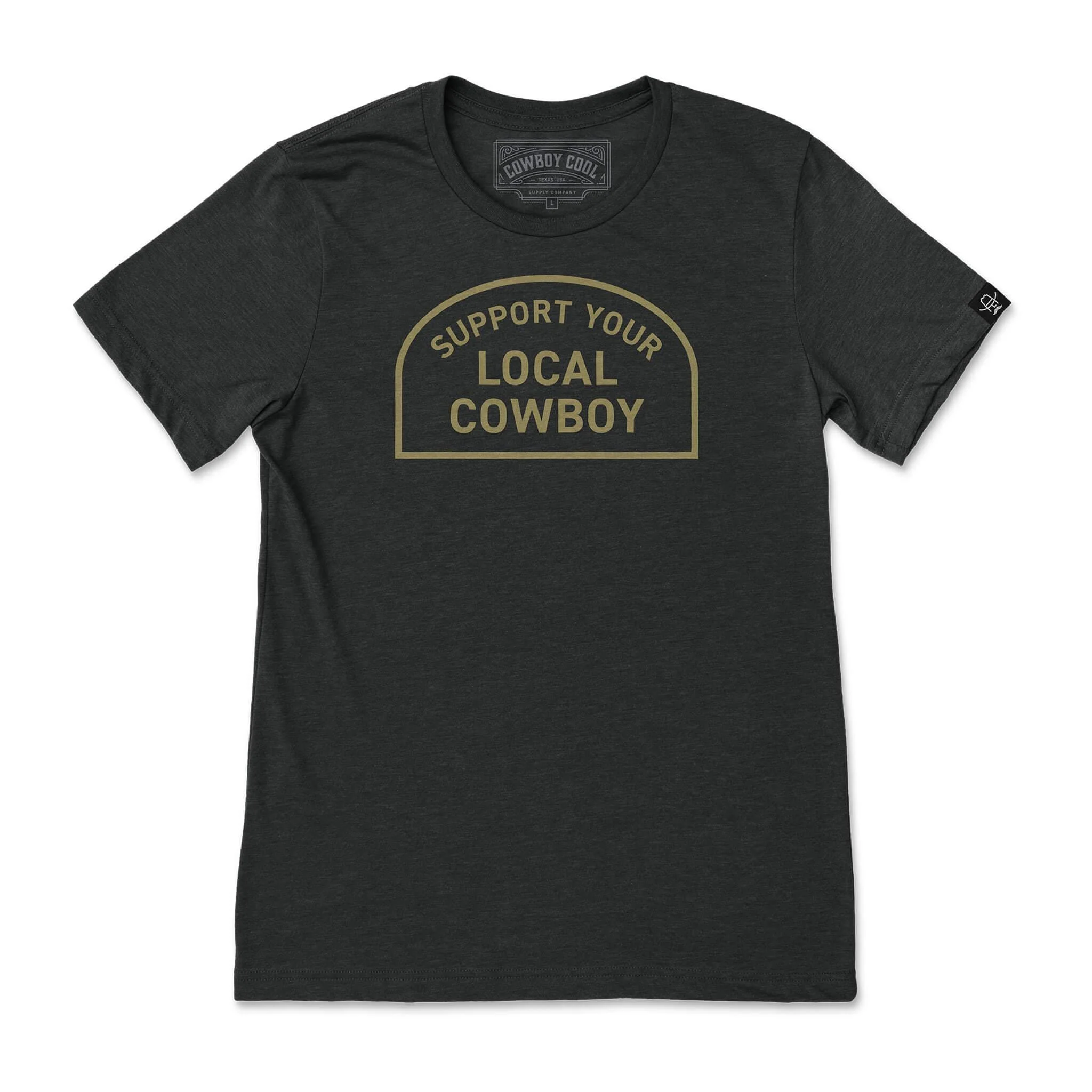 Support Your Local Cowboy T-Shirt - Image 2