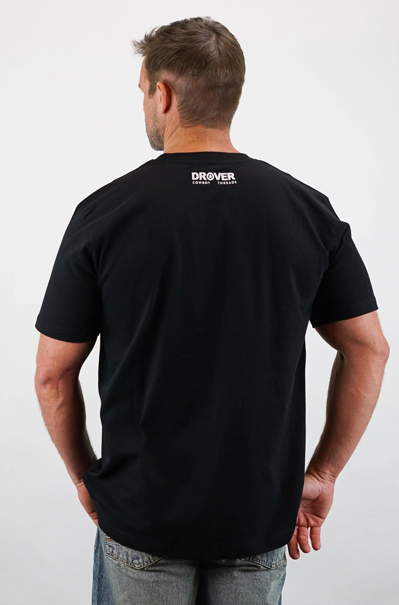 T-Shirt - Bucking Horse - Black - Image 4