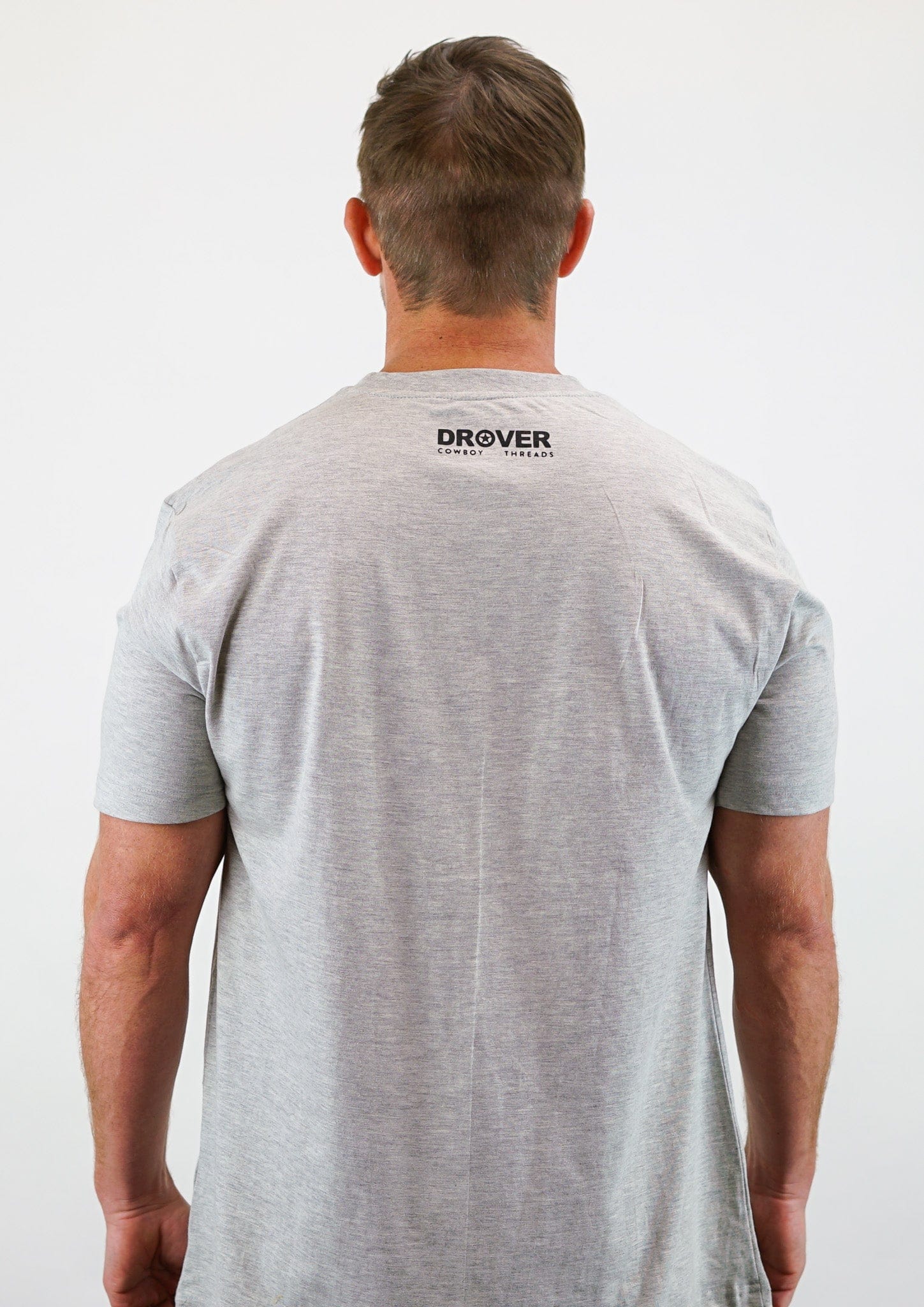 T-Shirt - Bucking Horse - Gray Heather - Image 4