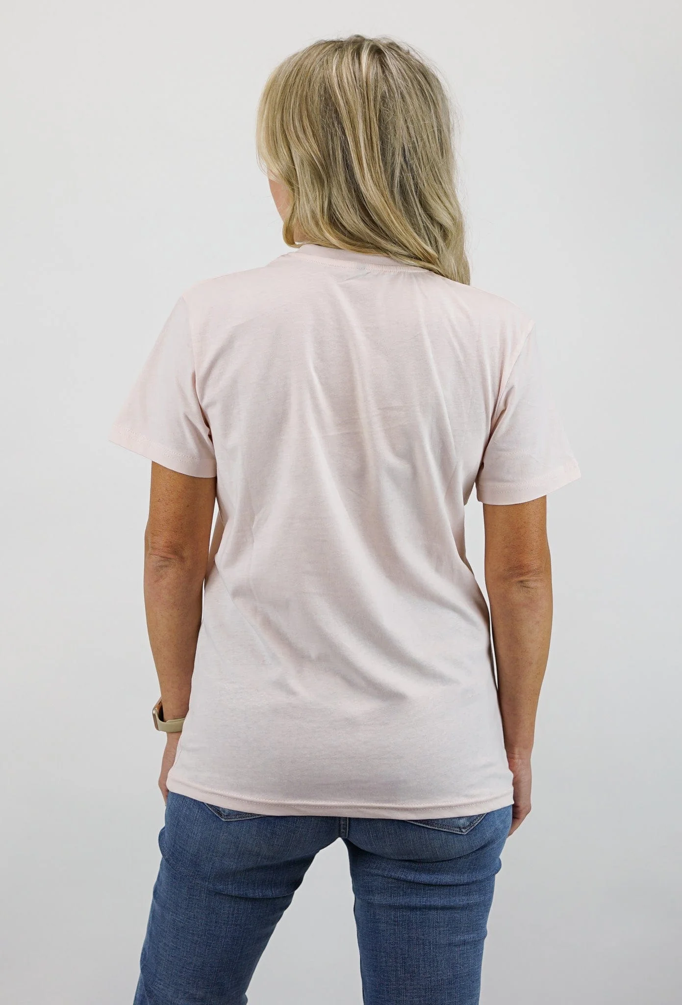 T-Shirt - Cute Heifer Tee - Light Pink - Image 4
