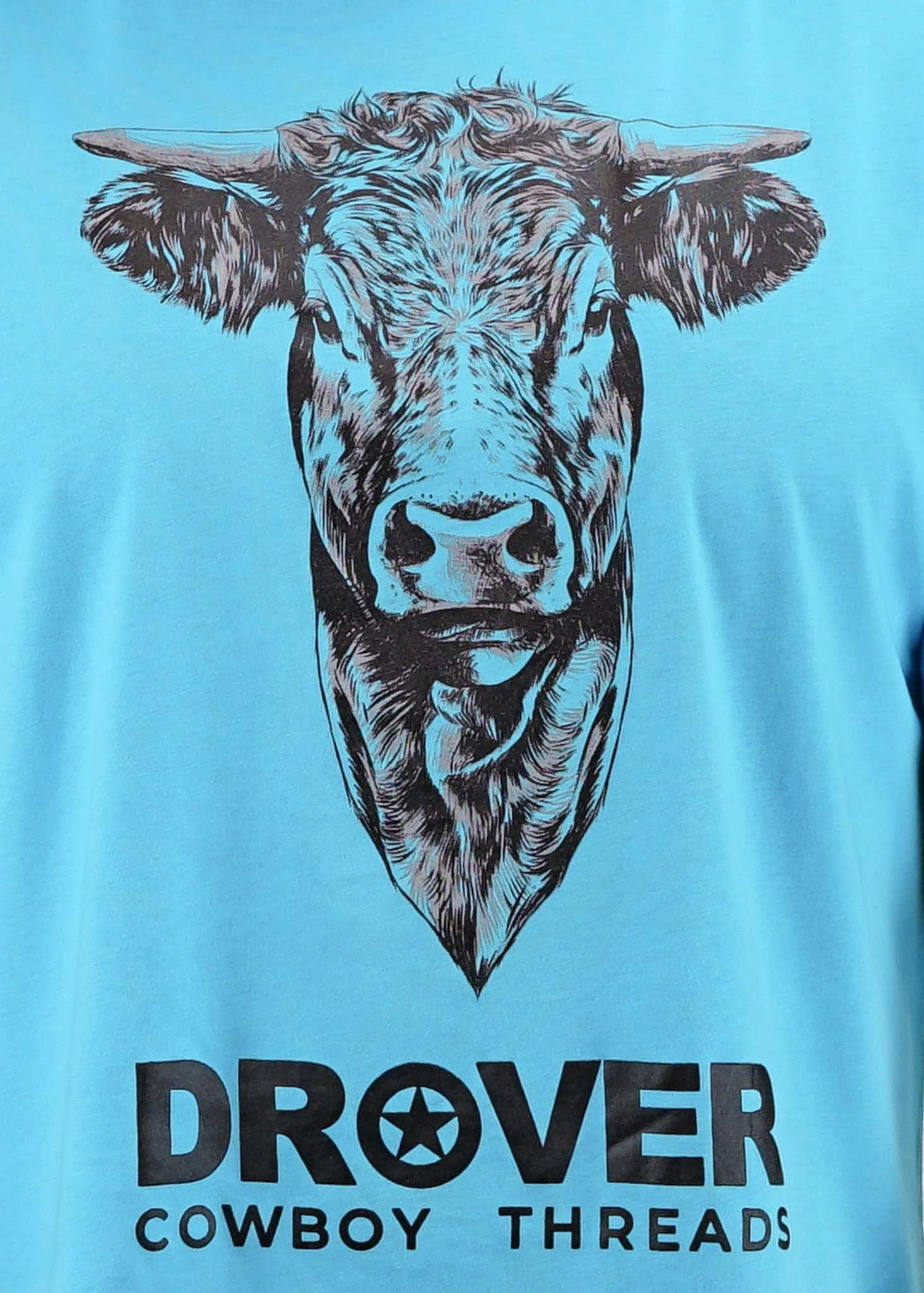 T-Shirt, The Bull - Bright Blue - Image 3