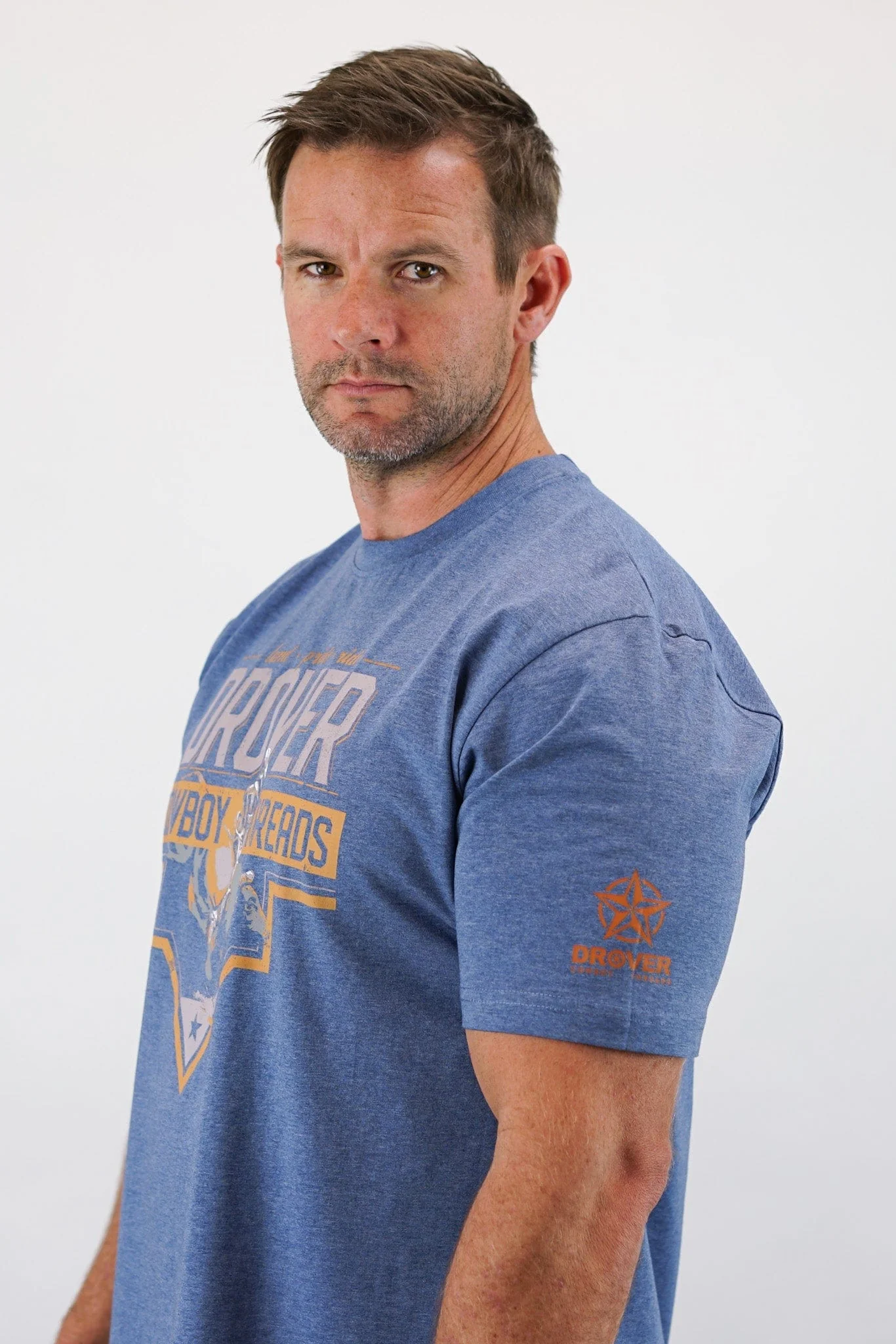 T-Shirt - The Ride - Heathered Blue - Image 2
