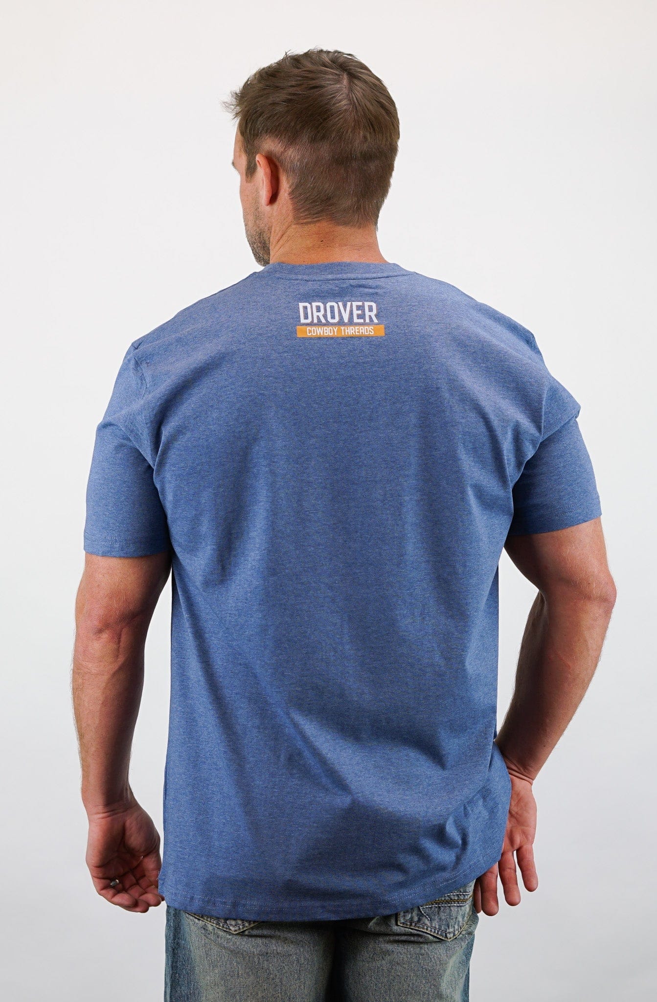 T-Shirt - The Ride - Heathered Blue - Image 4