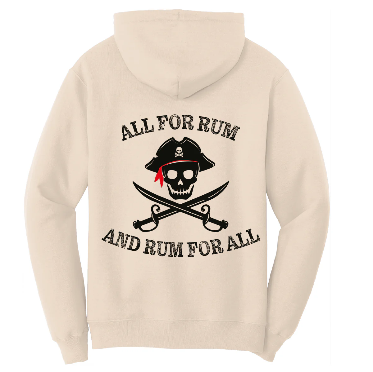 Tampa Bay All For Rum Cotton Hoodie - Image 7