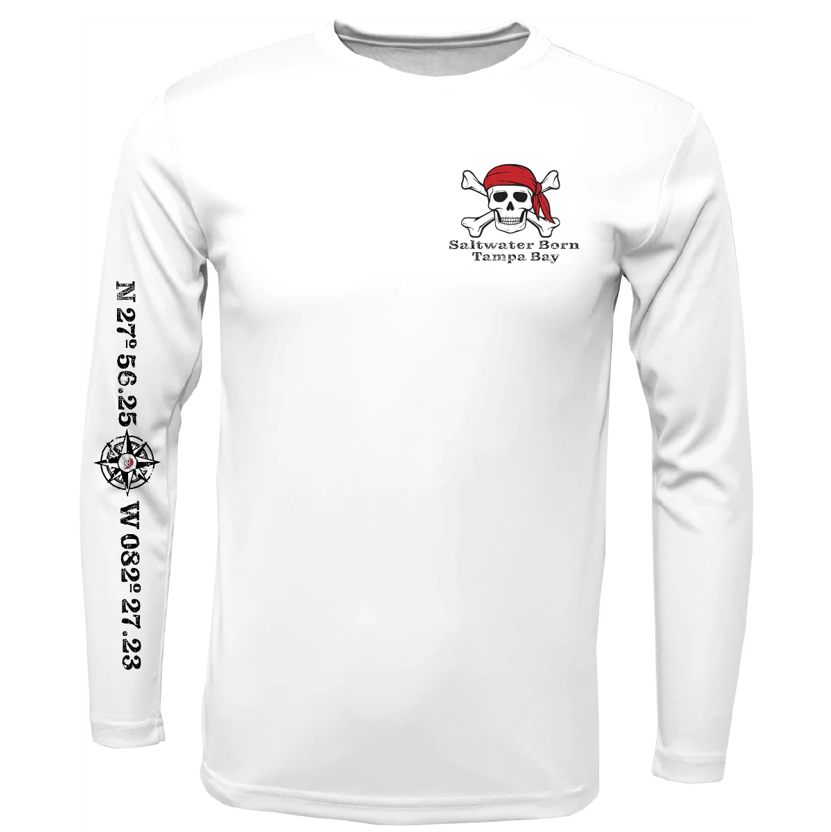 Tampa Bay Blackbeard Long Sleeve UPF 50+ Dry-Fit Shirt - Image 2