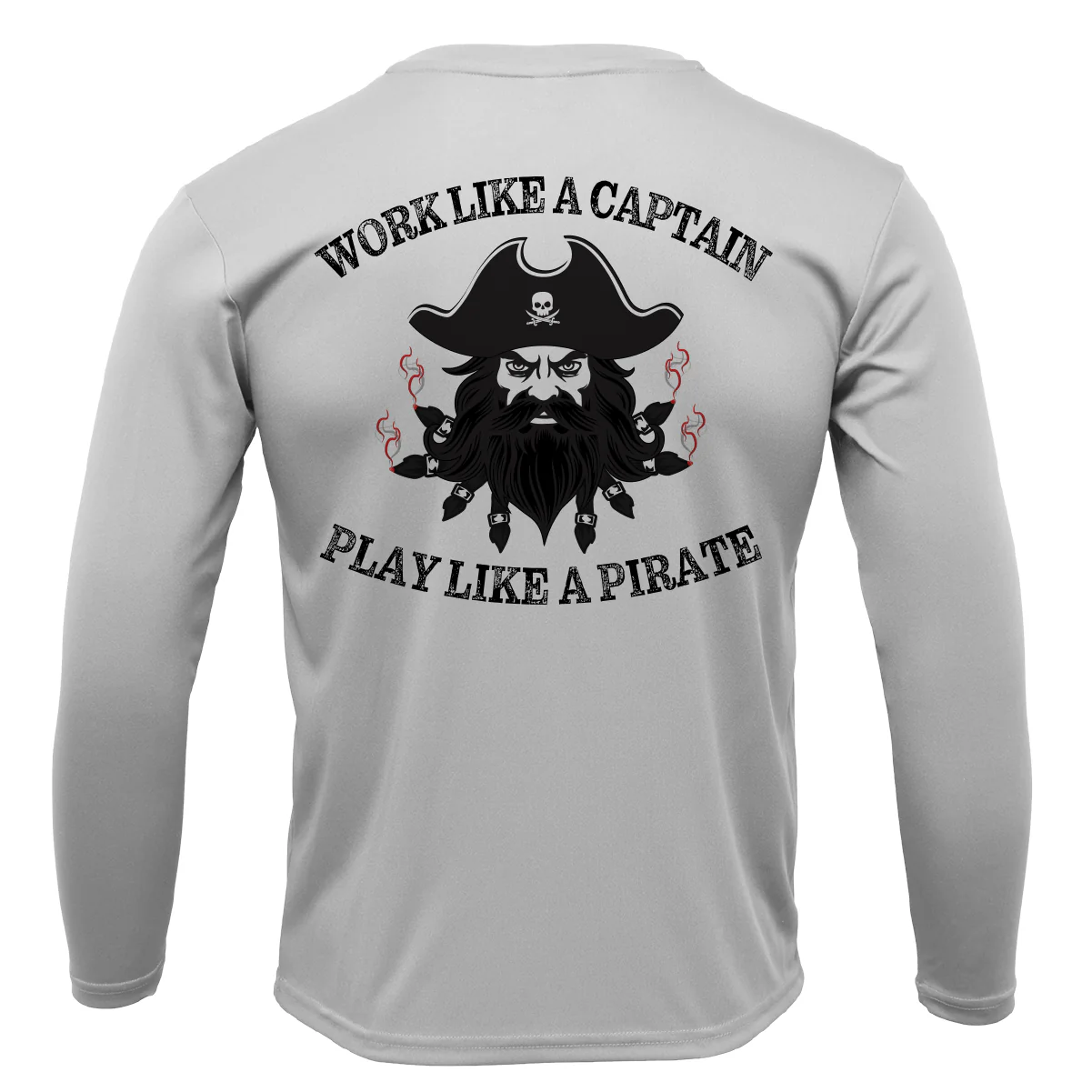 Tampa Bay Blackbeard Long Sleeve UPF 50+ Dry-Fit Shirt - Image 3