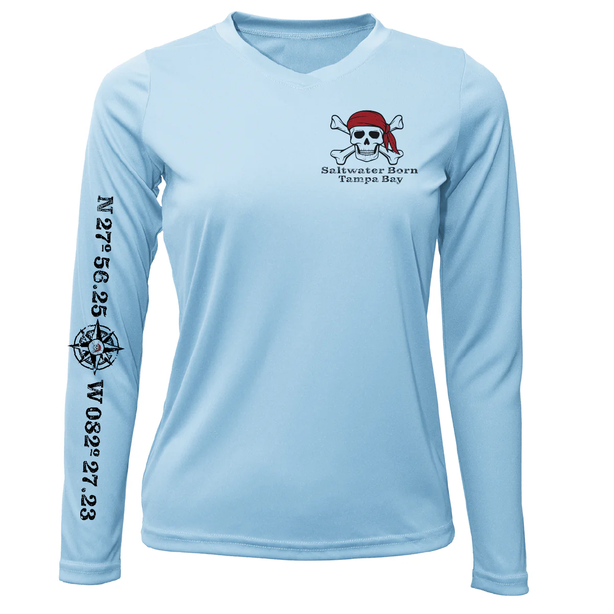 Tampa Bay Blackbeard Women's Long Sleeve UPF 50+ Dry-Fit Shirt - Image 6