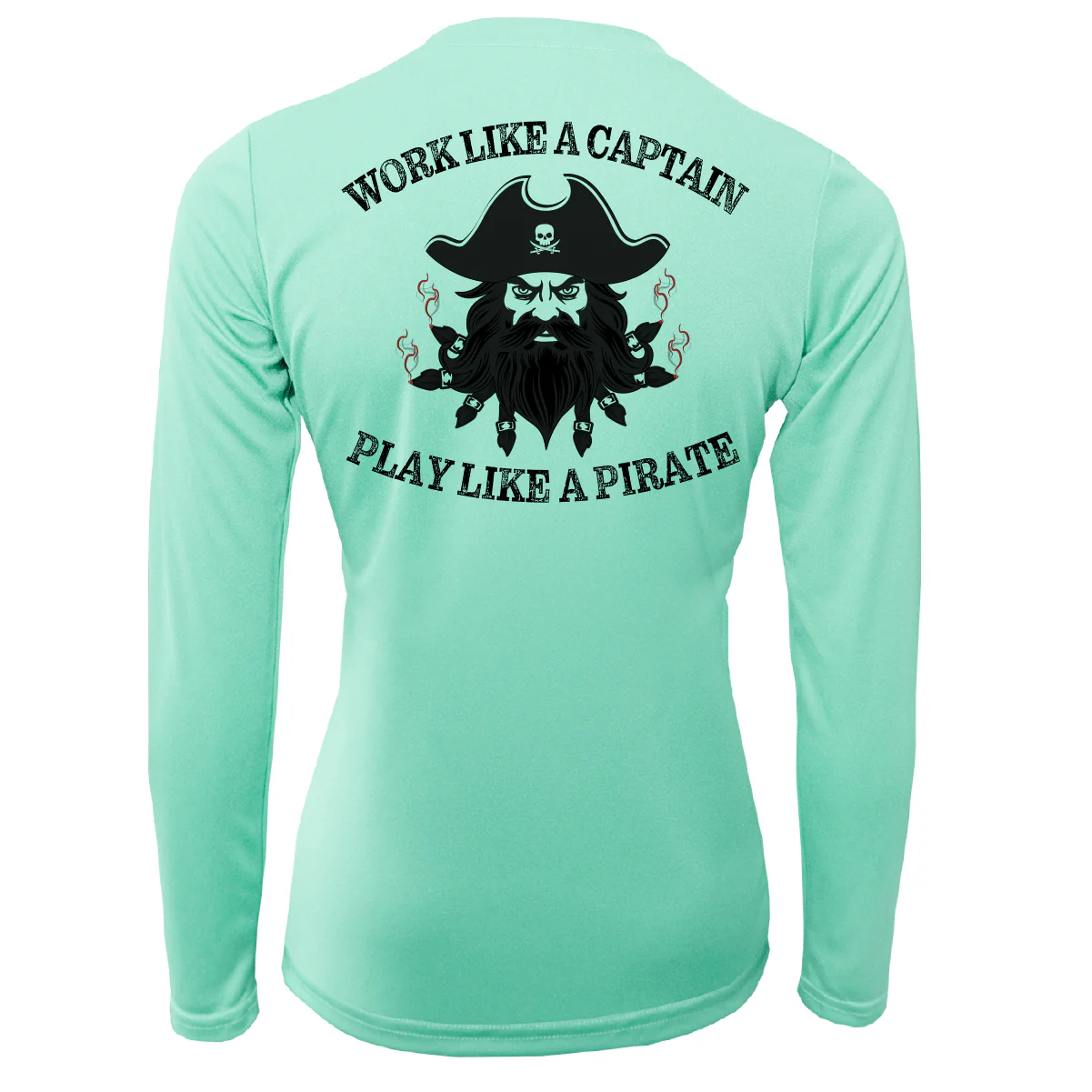 Tampa Bay Blackbeard Women's Long Sleeve UPF 50+ Dry-Fit Shirt - Image 9