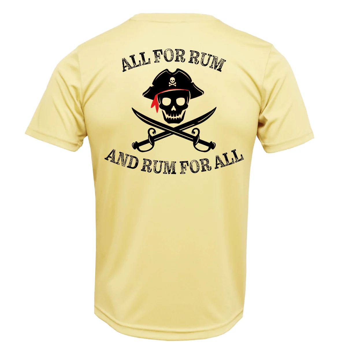 Tarpon Springs, FL "All For Rum and Rum For All" Men's Short Sleeve UPF 50+ Dry-Fit Shirt - Image 5