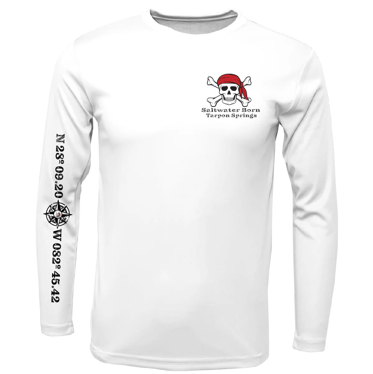 Tarpon Springs, FL Blackbeard Long Sleeve UPF 50+ Dry-Fit Shirt - Image 10