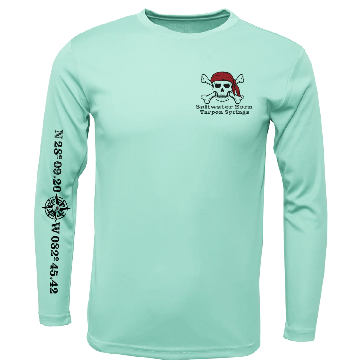 Tarpon Springs, FL Blackbeard Long Sleeve UPF 50+ Dry-Fit Shirt - Image 6