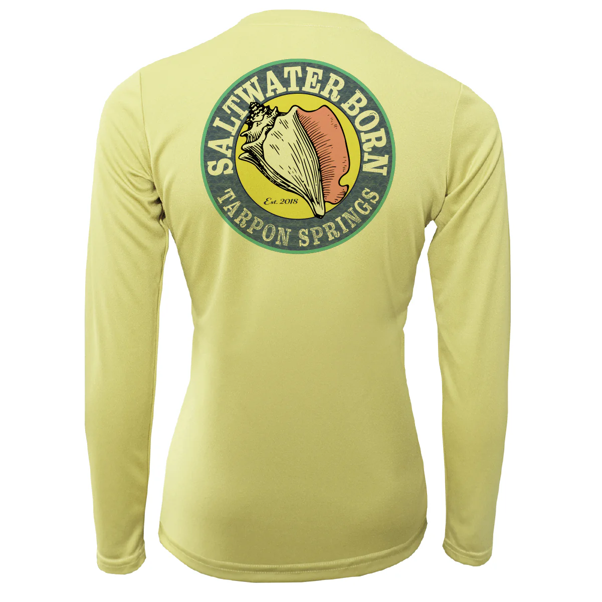 Tarpon Springs, FL "Saltwater Hair Don't Care" Long Sleeve UPF 50+ Dry-Fit Shirt - Image 10