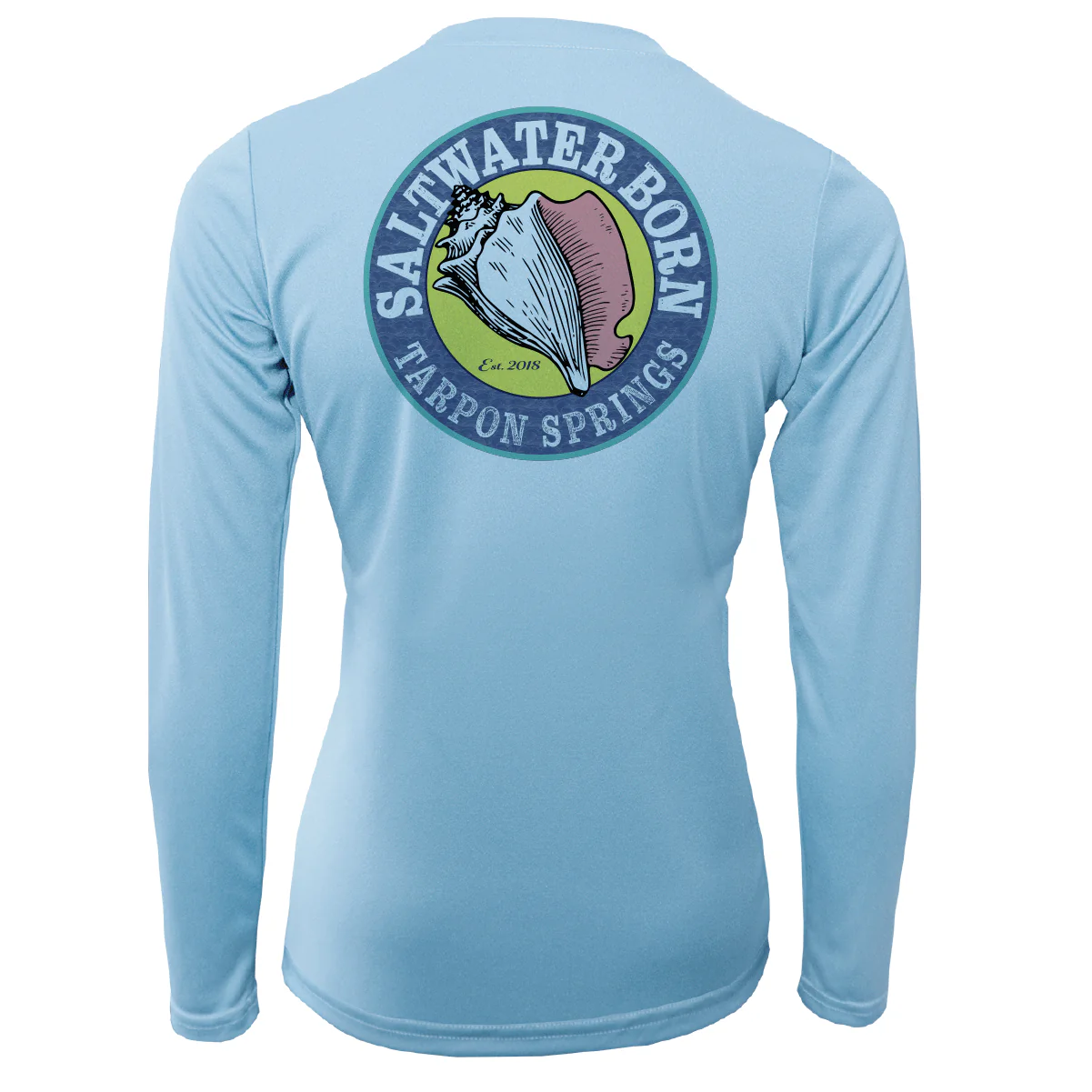 Tarpon Springs, FL "Saltwater Hair Don't Care" Long Sleeve UPF 50+ Dry-Fit Shirt - Image 12