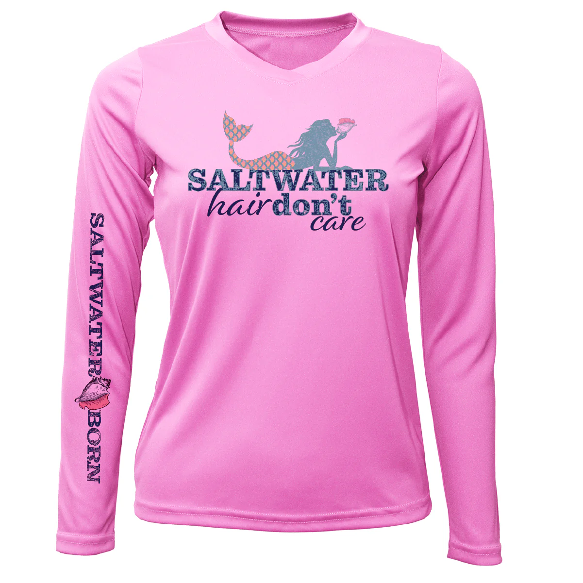 Tarpon Springs, FL "Saltwater Hair Don't Care" Long Sleeve UPF 50+ Dry-Fit Shirt - Image 7