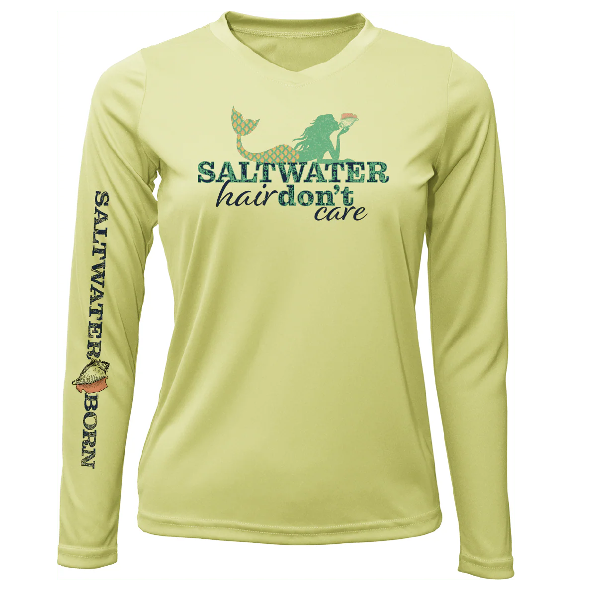 Tarpon Springs, FL "Saltwater Hair Don't Care" Long Sleeve UPF 50+ Dry-Fit Shirt - Image 8