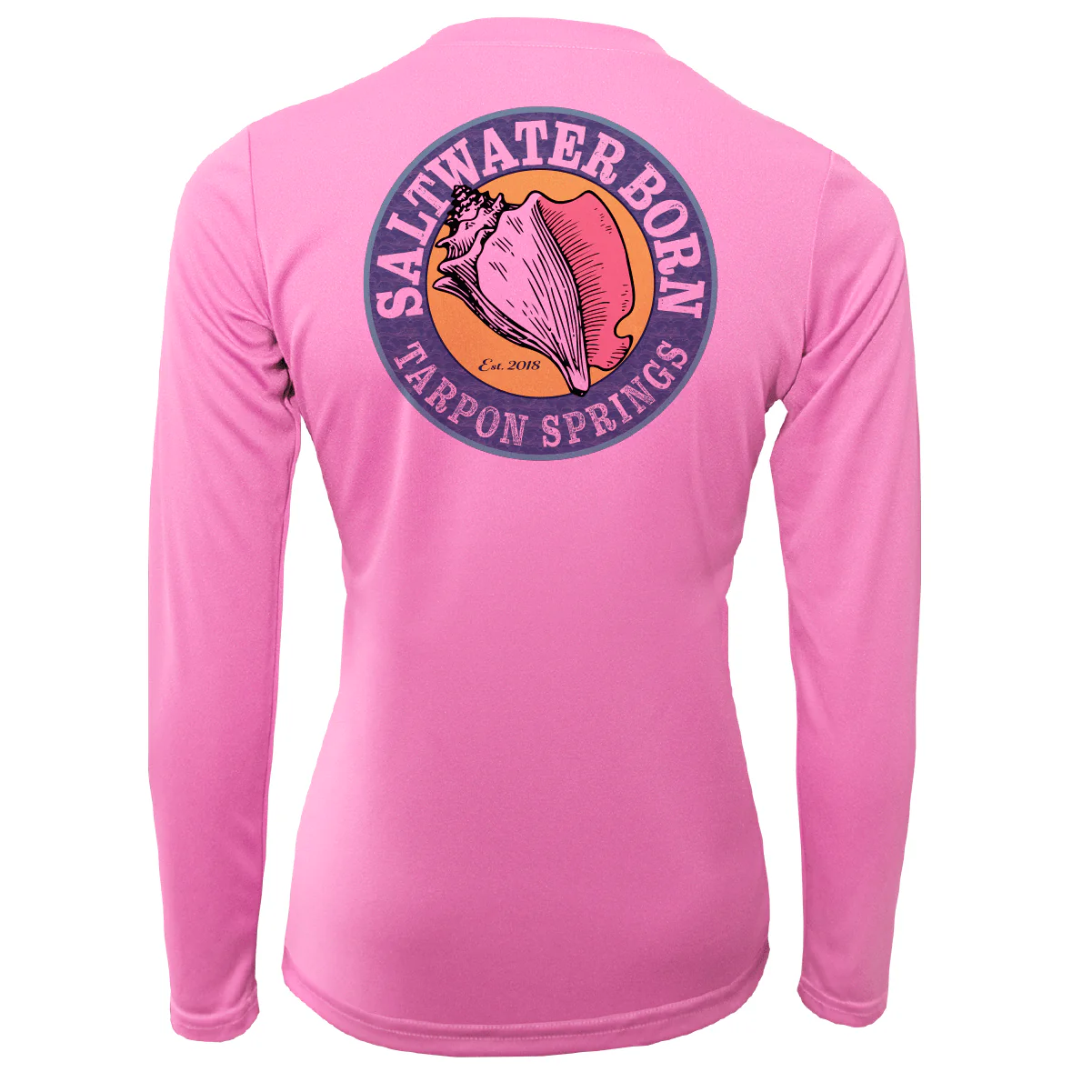Tarpon Springs, FL "Saltwater Hair Don't Care" Long Sleeve UPF 50+ Dry-Fit Shirt - Image 9