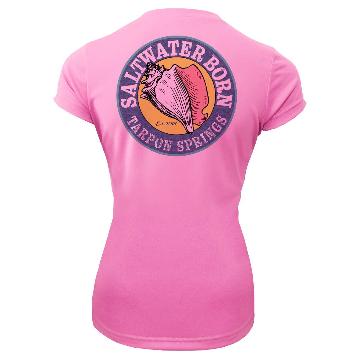 Tarpon Springs Florida Girl Women's Short Sleeve UPF 50+ Dry-Fit Shirt - Image 12