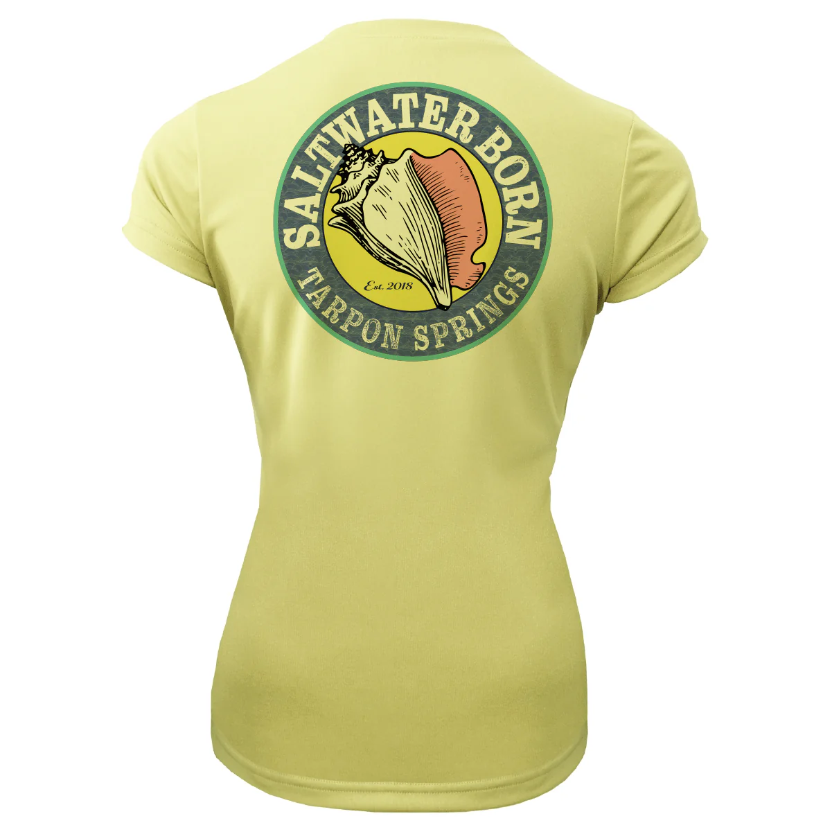 Tarpon Springs Florida Girl Women's Short Sleeve UPF 50+ Dry-Fit Shirt - Image 4
