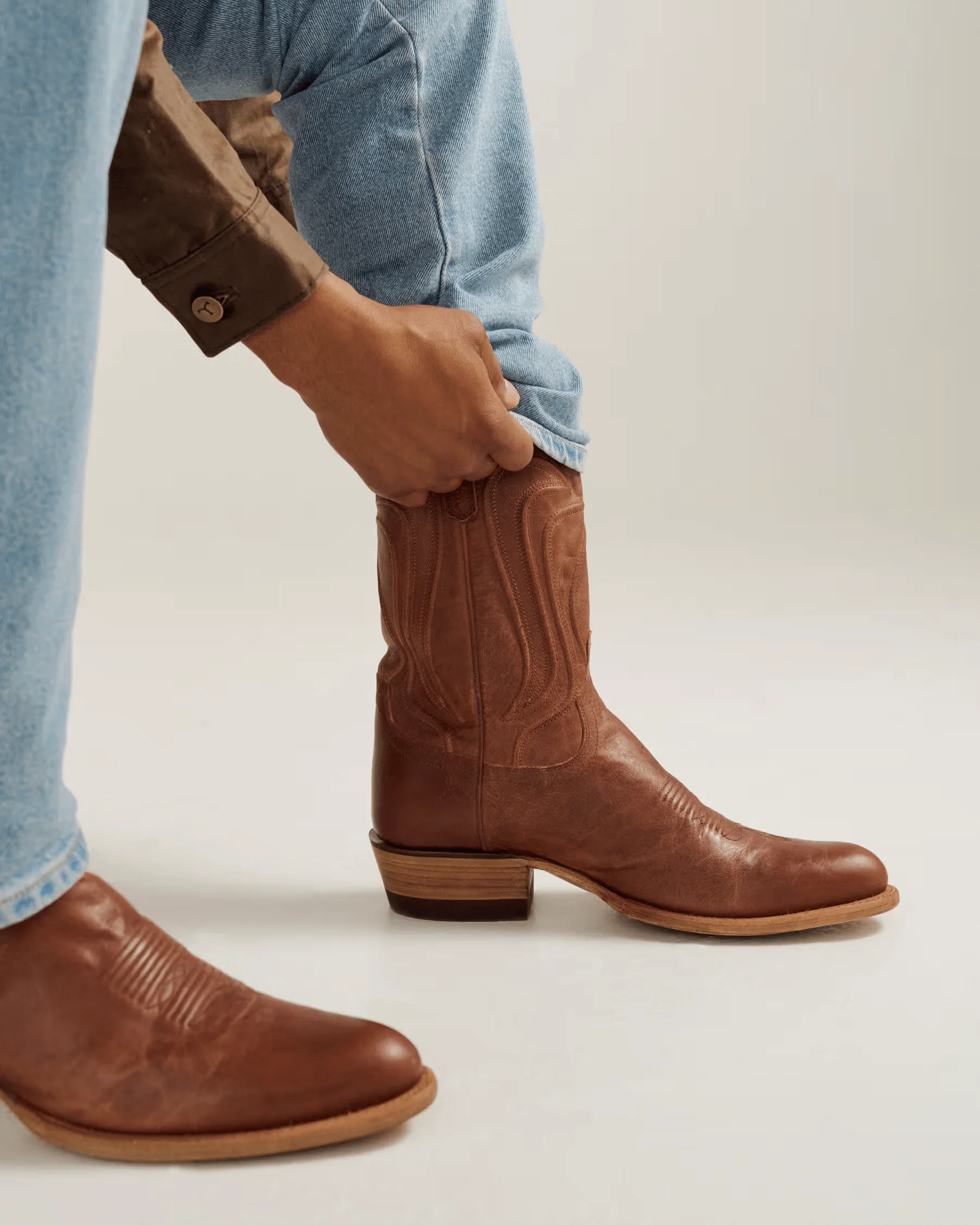 Tecovas Men's The Cartwright Scotch Goat Cowboy Boots - Image 8