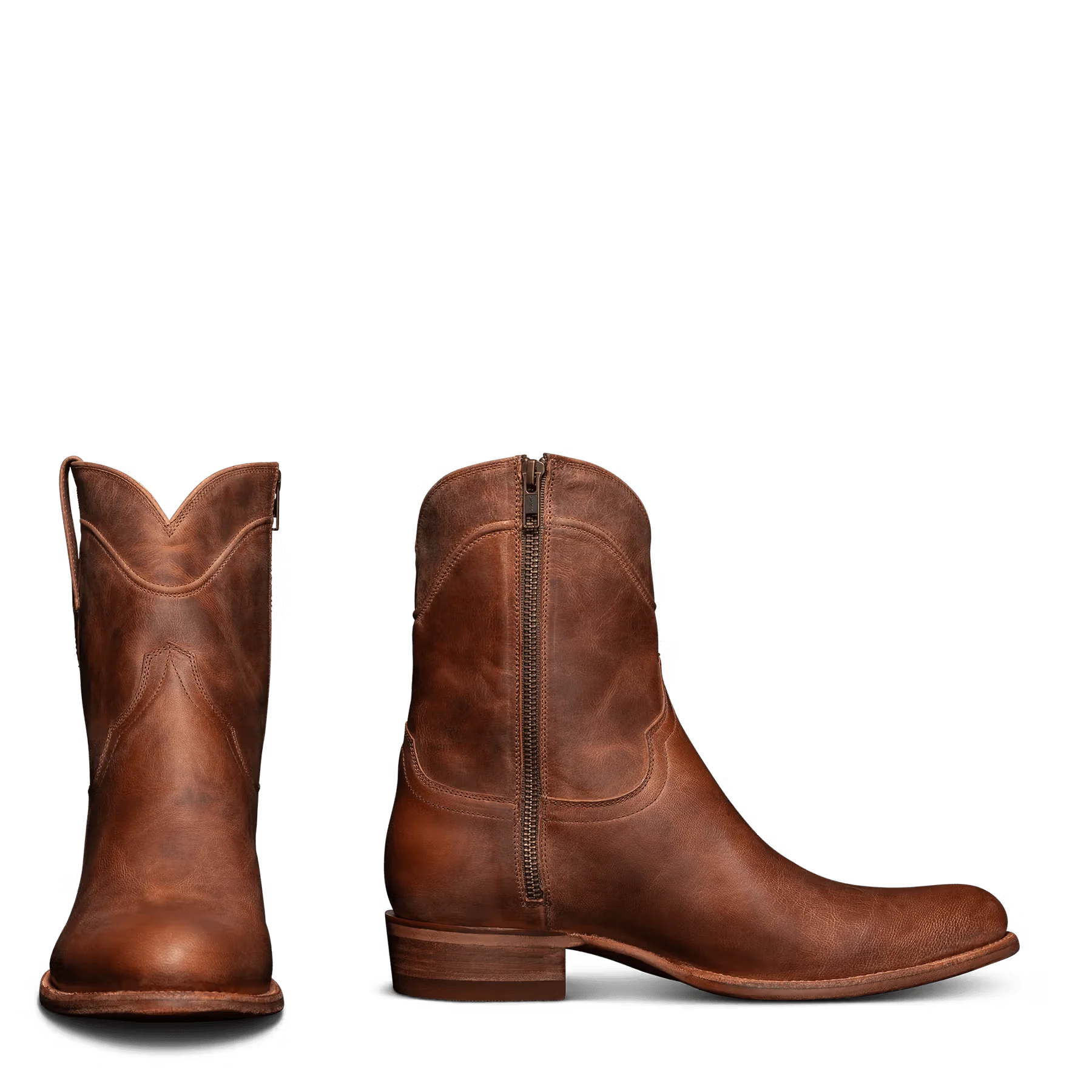 Tecovas Men's The Dean Scotch Goat Western Zip Boots - Image 2