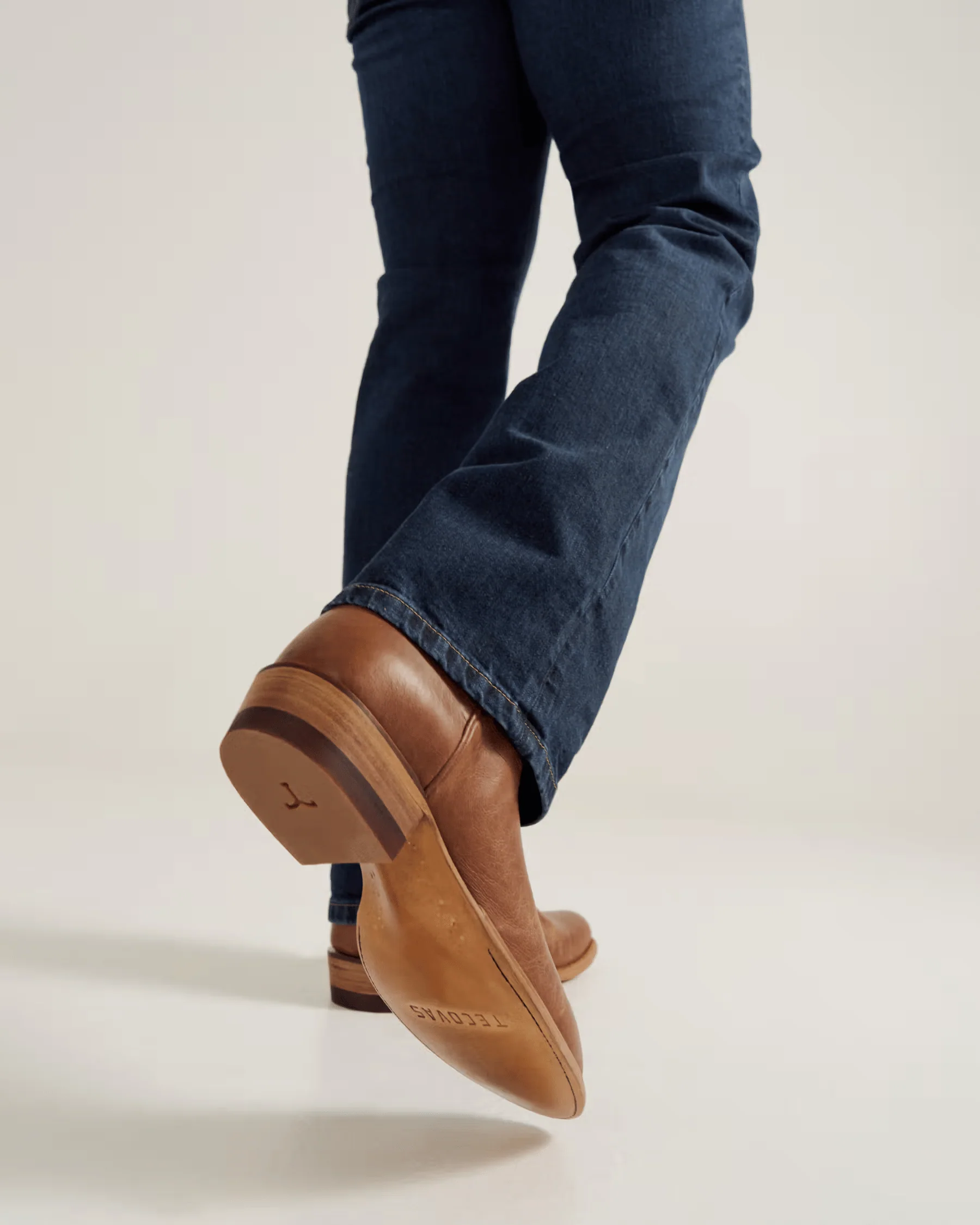 Tecovas Men's The Dean Scotch Goat Western Zip Boots - Image 5