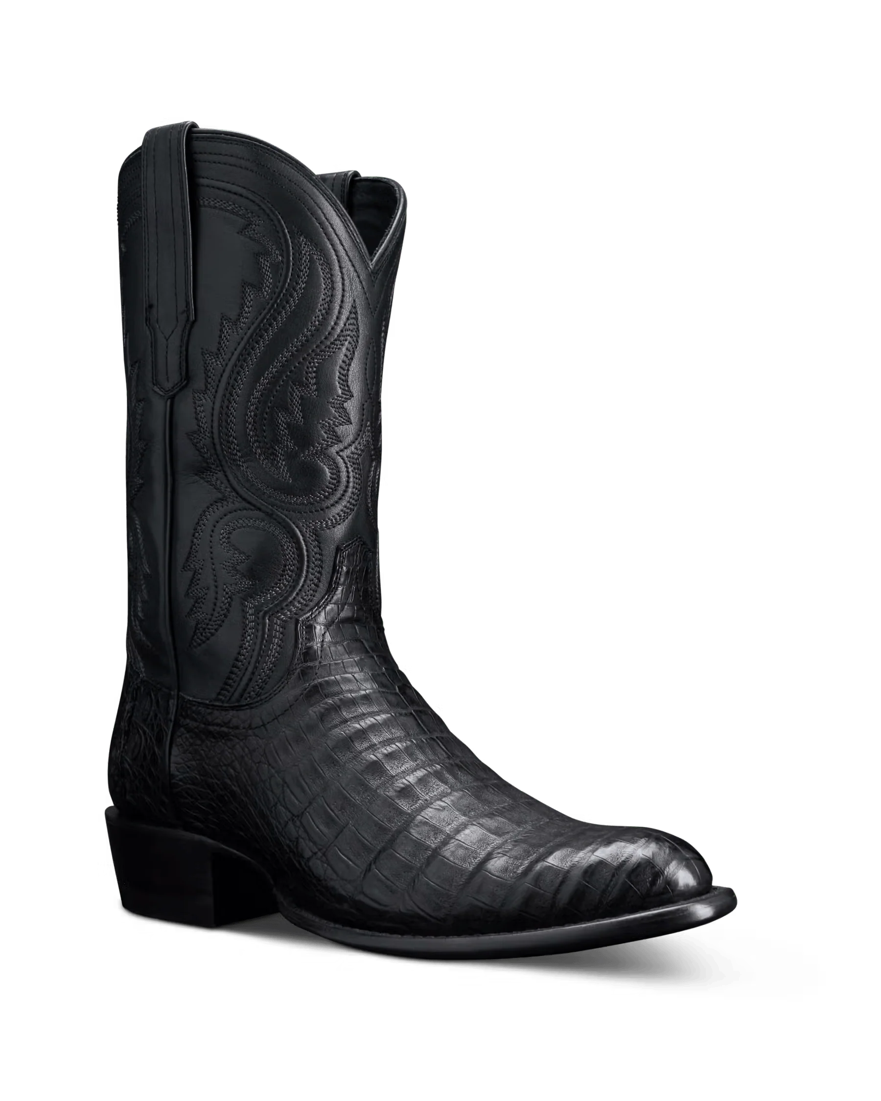 Tecovas Men's The Dillon Midnight Caiman Exotic Boots