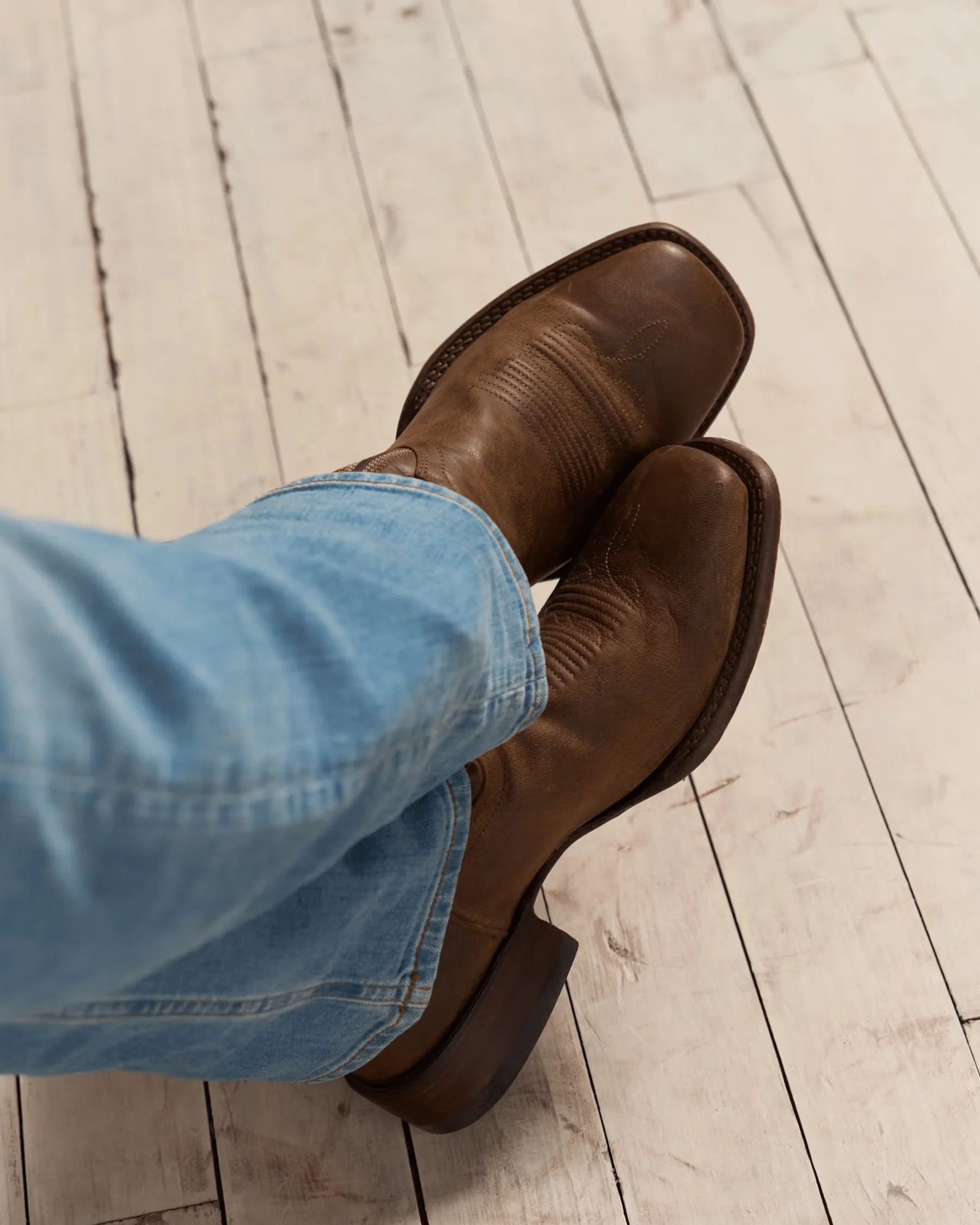 Tecovas Men's The Doc Cafe Goat Cowboy Boots - Image 5