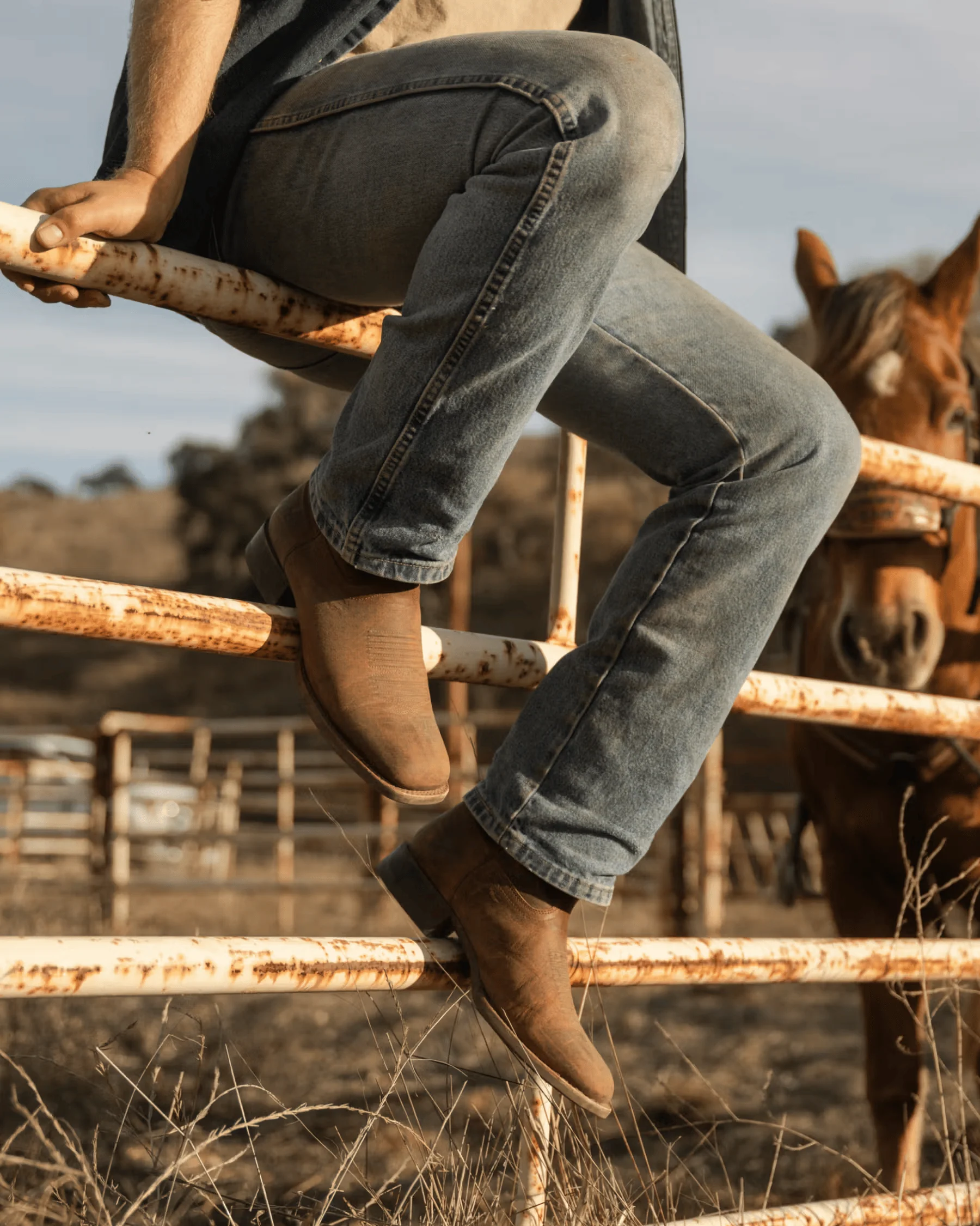 Tecovas Men's The Dusty Cigar Cowboy Boots - Image 5