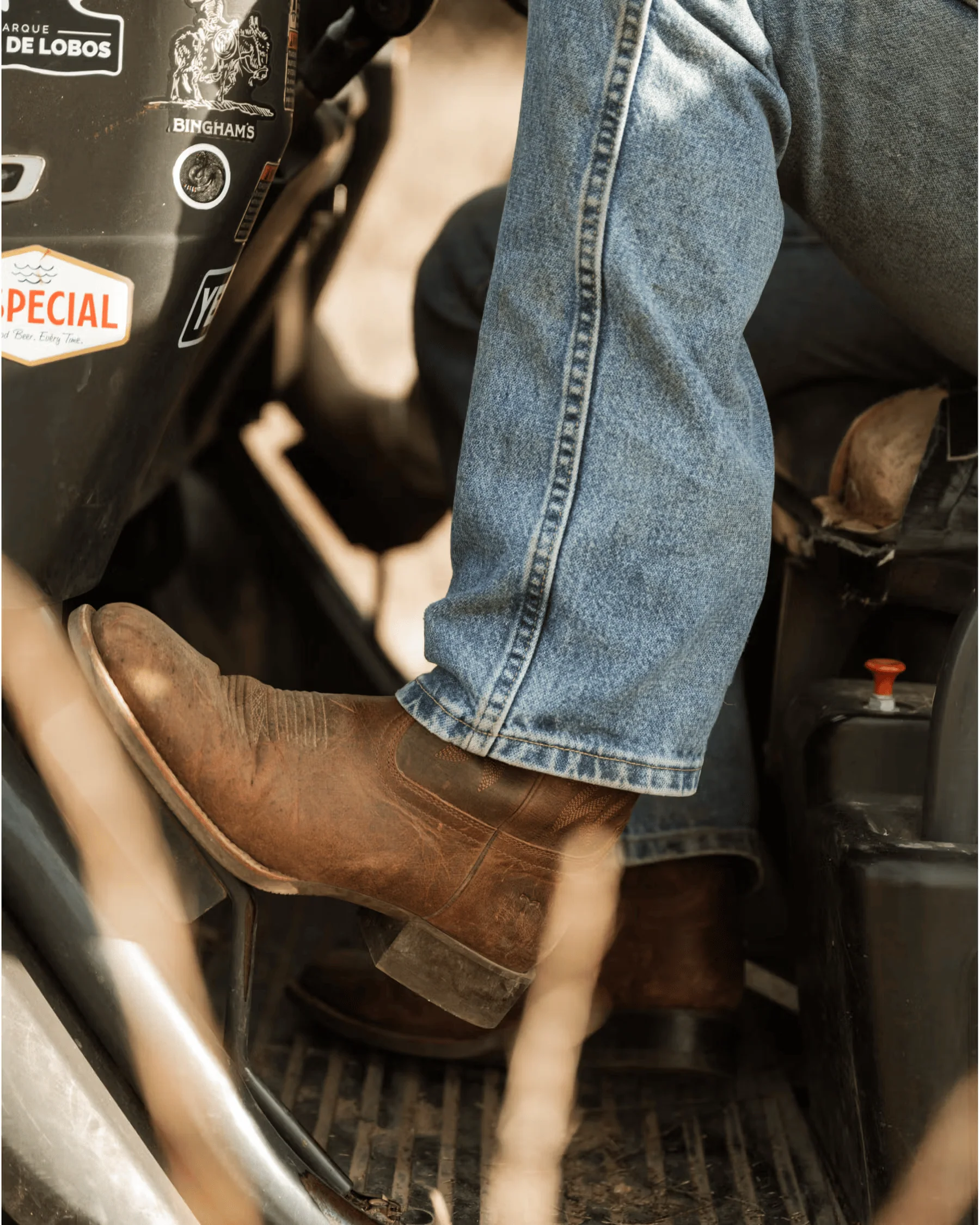 Tecovas Men's The Dusty Cigar Cowboy Boots - Image 8