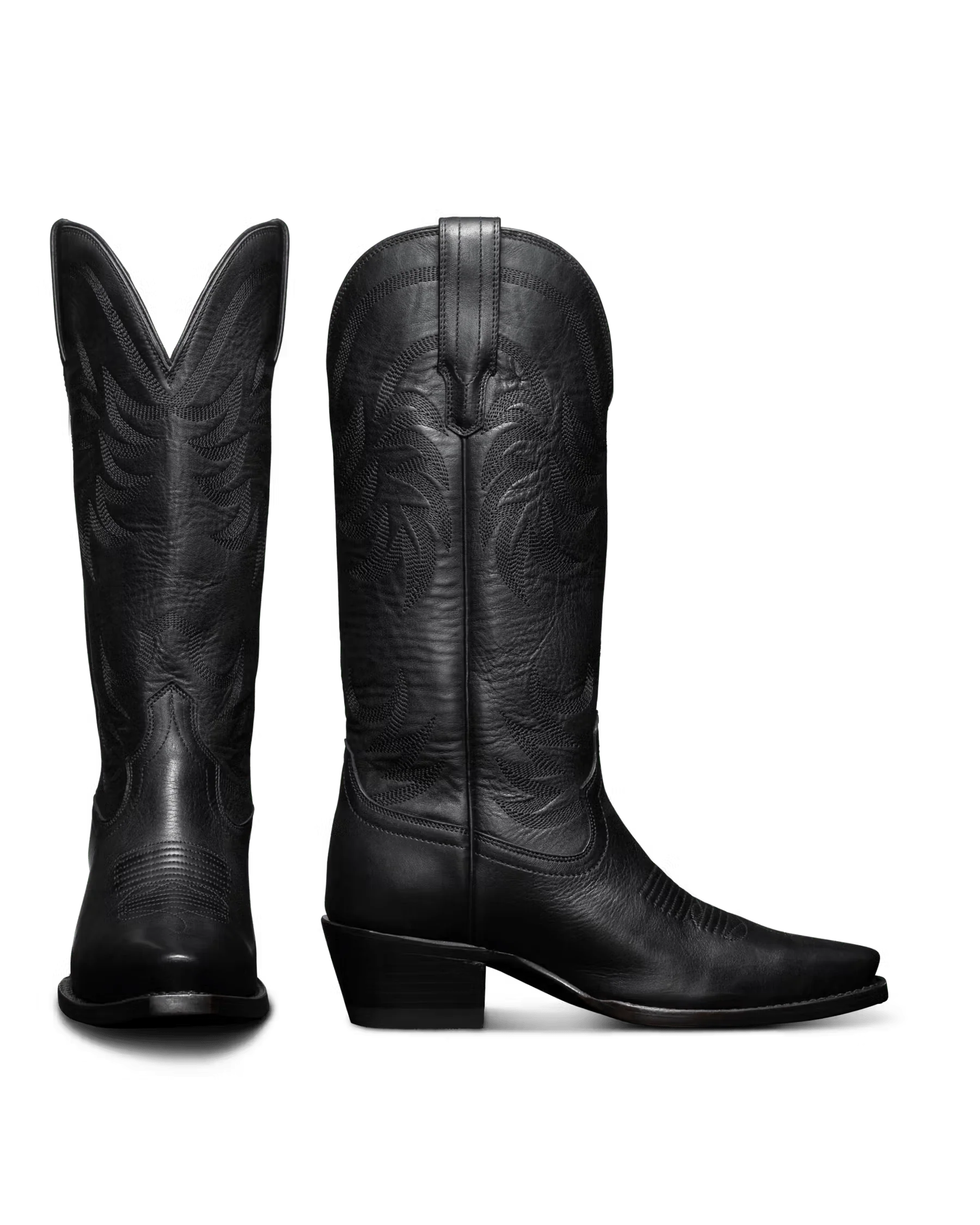 Tecovas Women's The Annie Midnight Cowhide Cowgirl Boots - Image 2