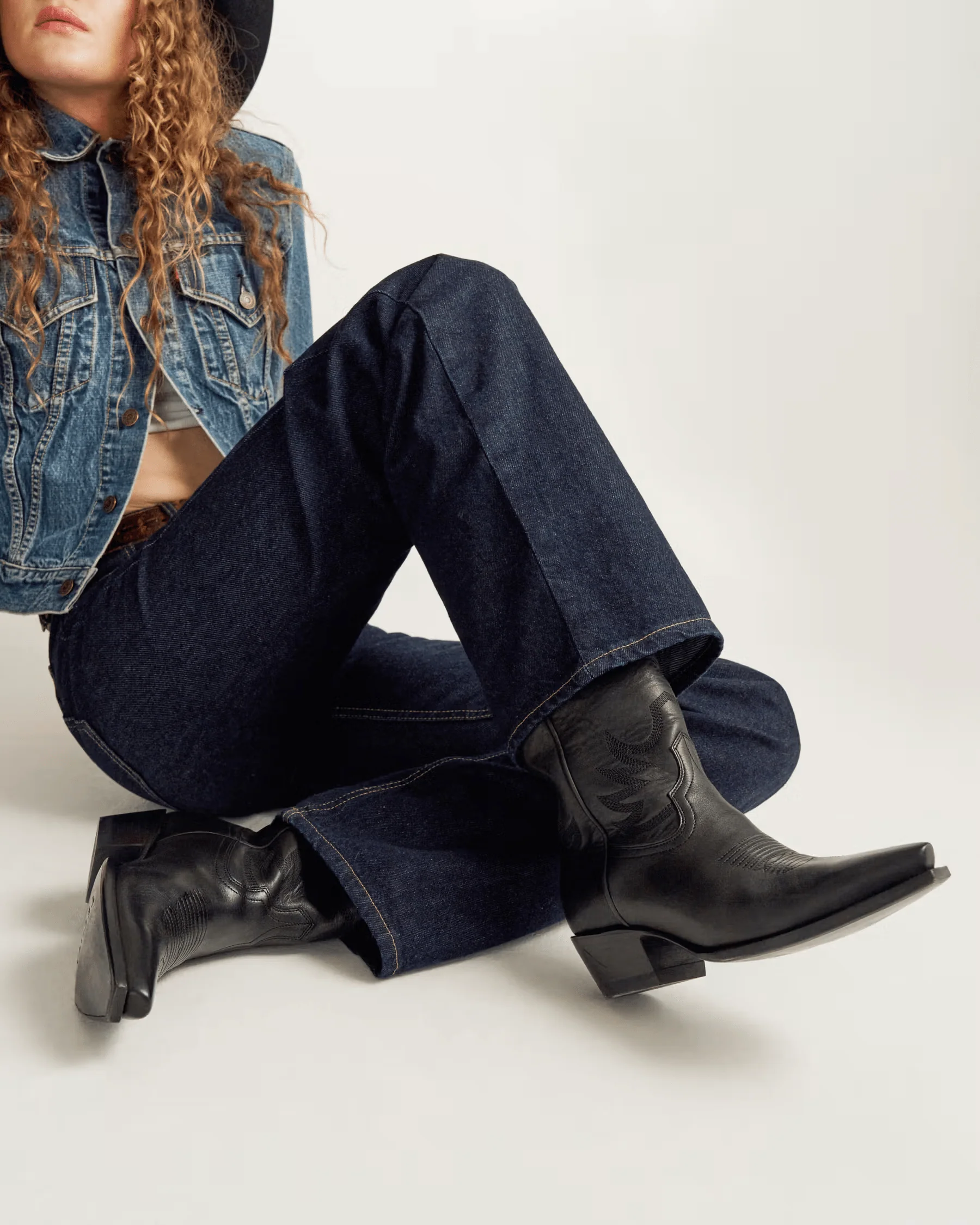 Tecovas Women's The Annie Midnight Cowhide Cowgirl Boots - Image 8